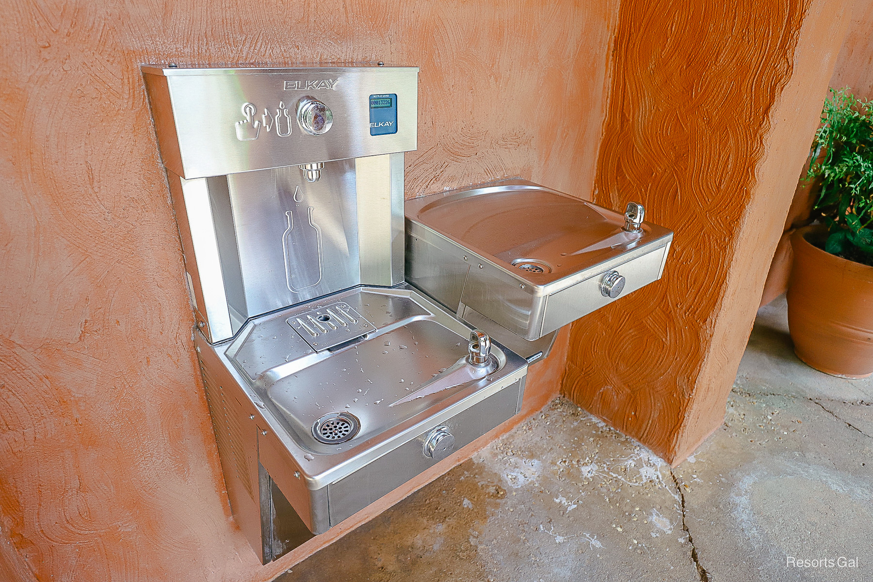 water fountain and water bottle filler 