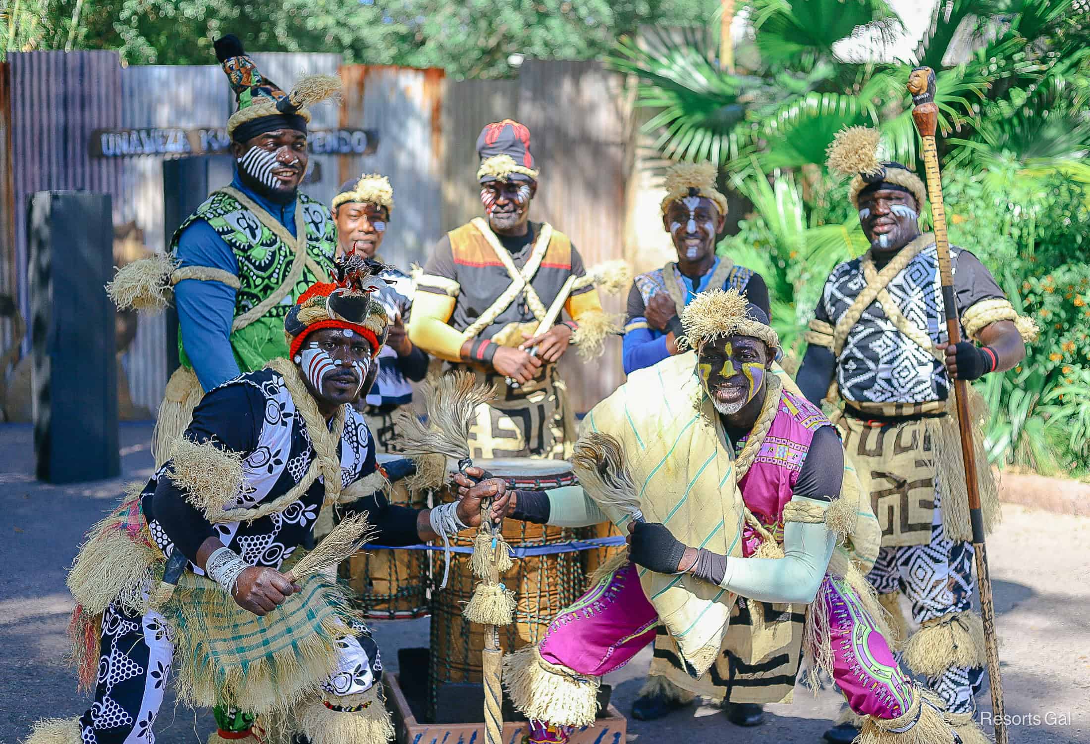 the Harambe Village Acrobats at Disney's Animal Kingdom 