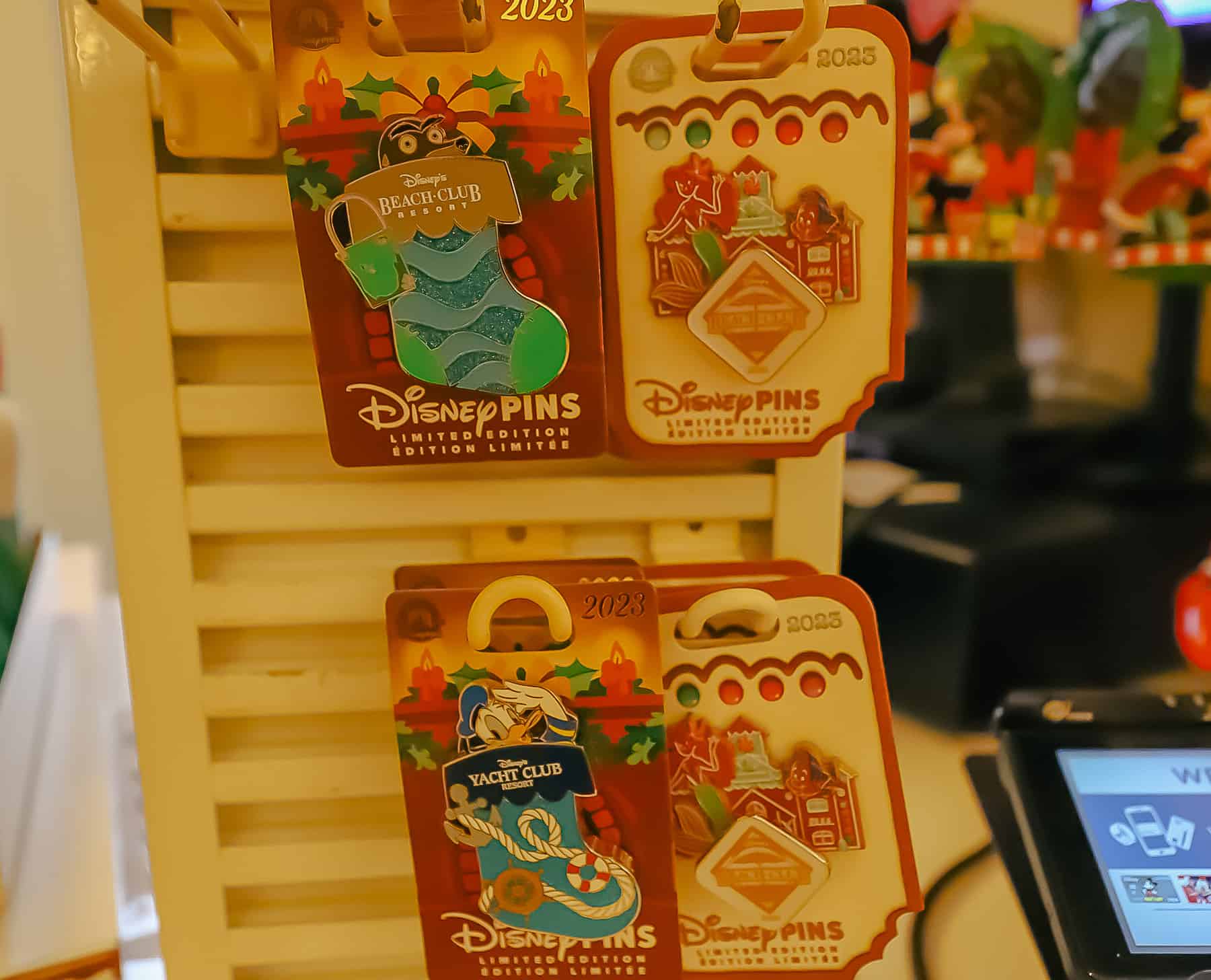 Beach Club's 2023 holiday pins 