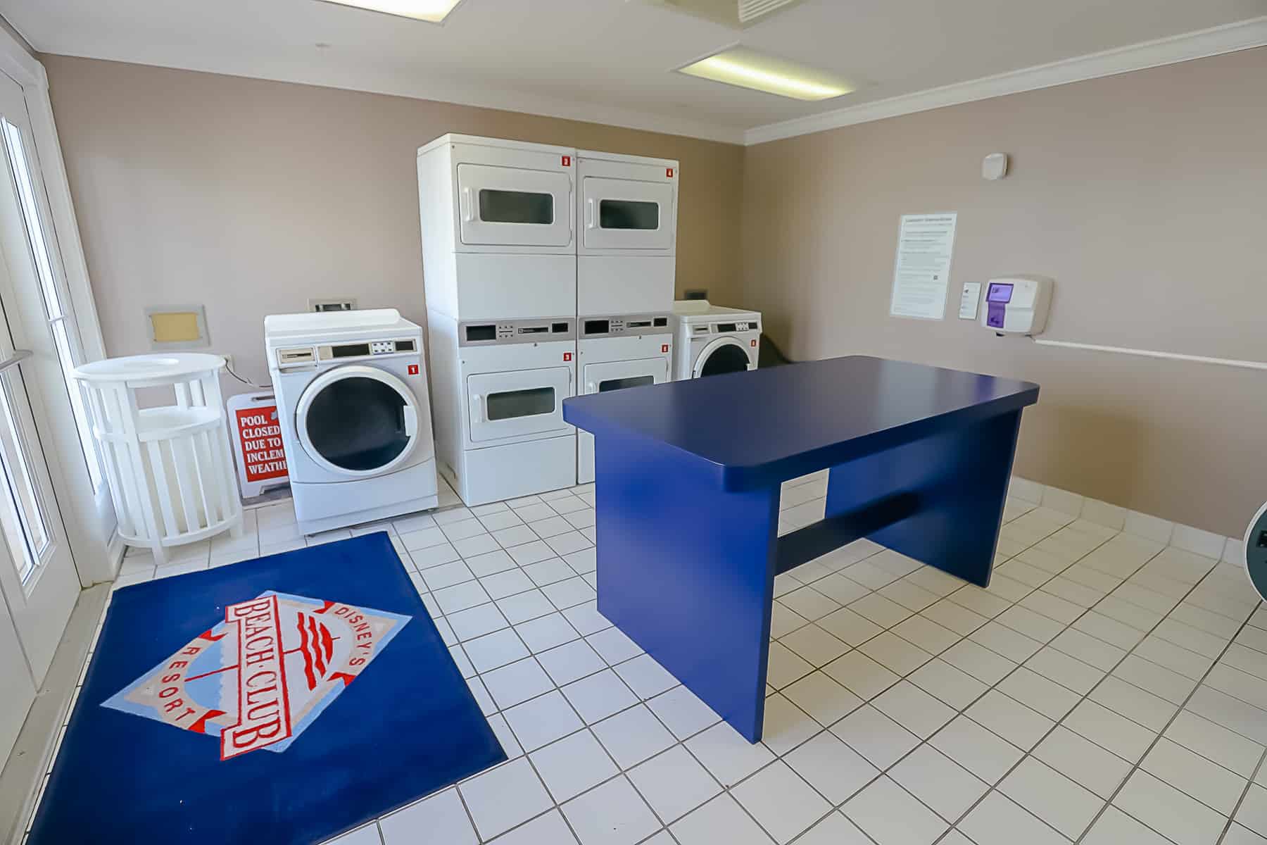 Laundry Room at Disney's Beach Club