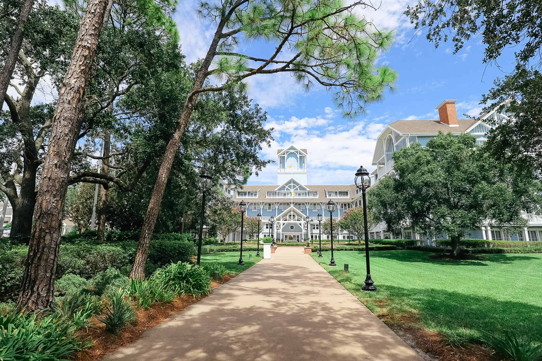 walkway leading to Disney's Beach Club Resort