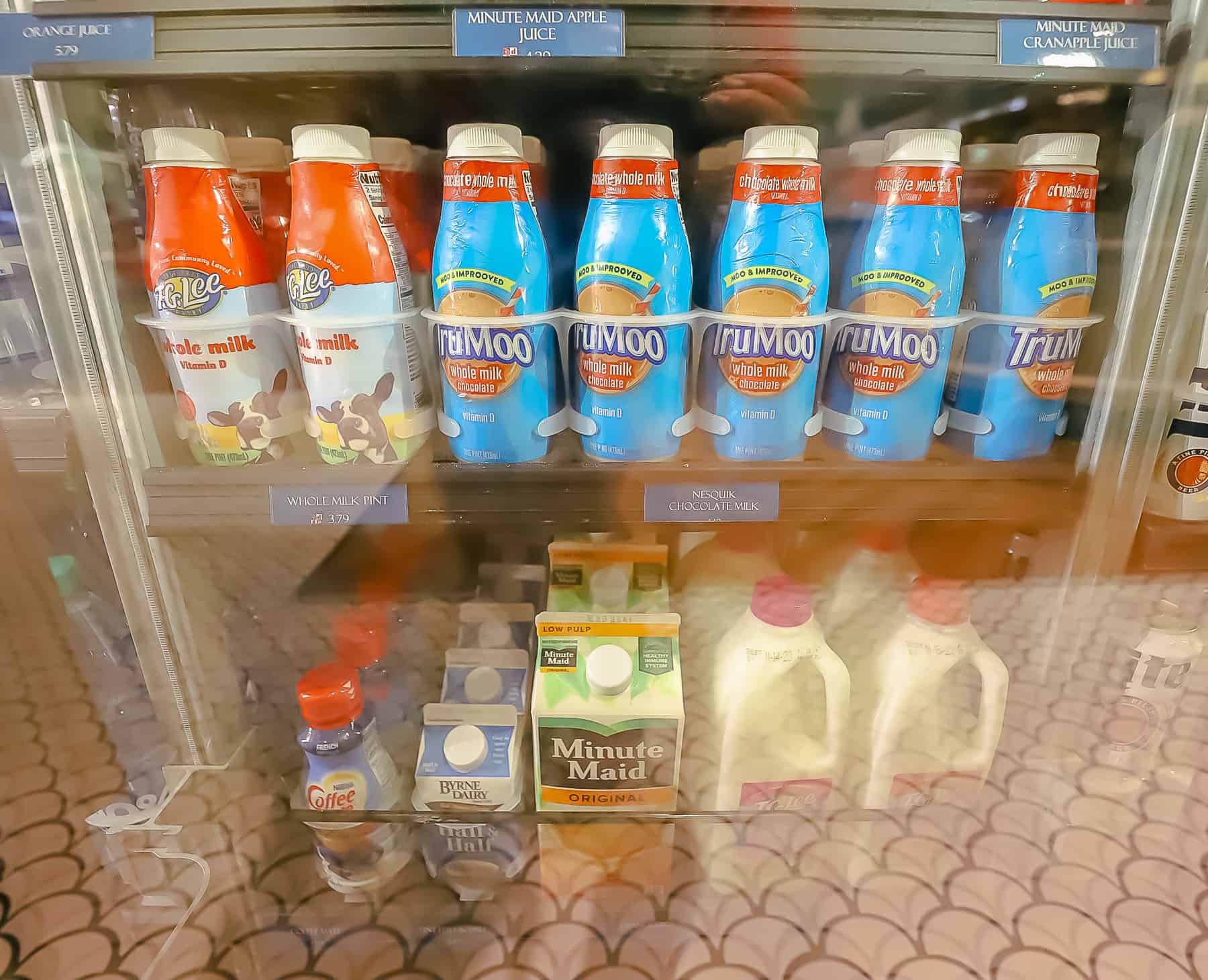 various kinds of milk 