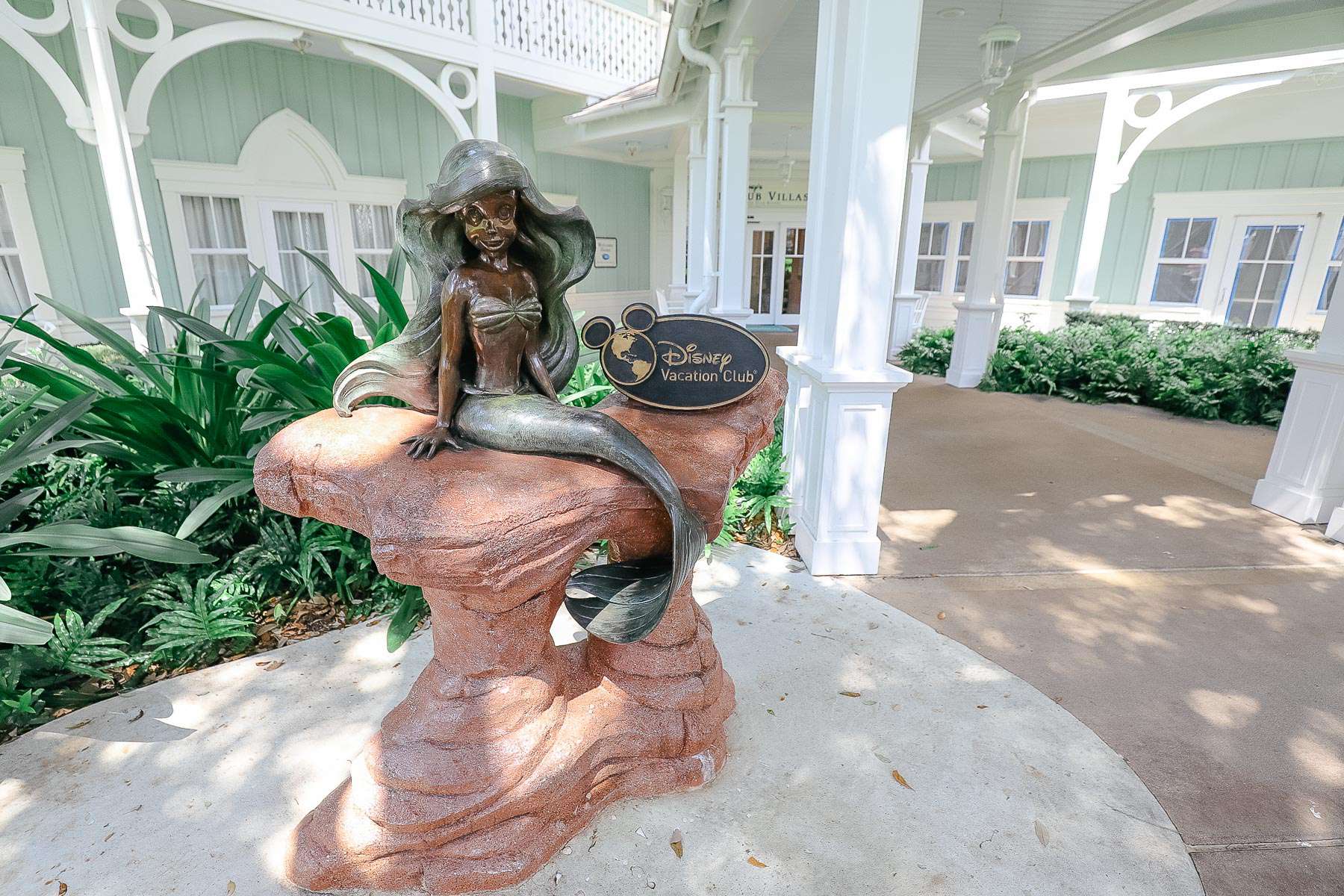 statue of Ariel at Beach Club Villas