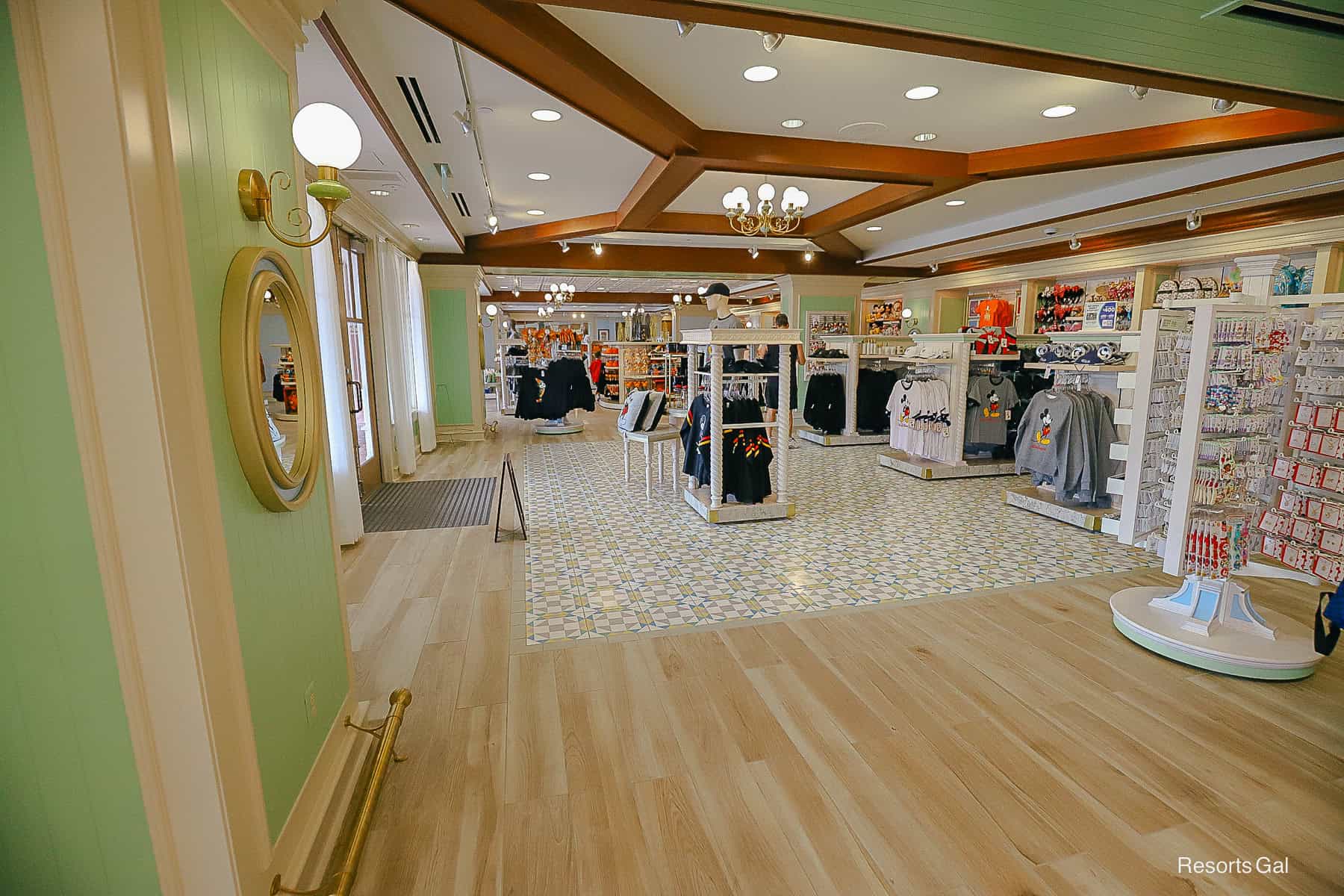 the interior of Disney's Boardwalk's gift shop updates