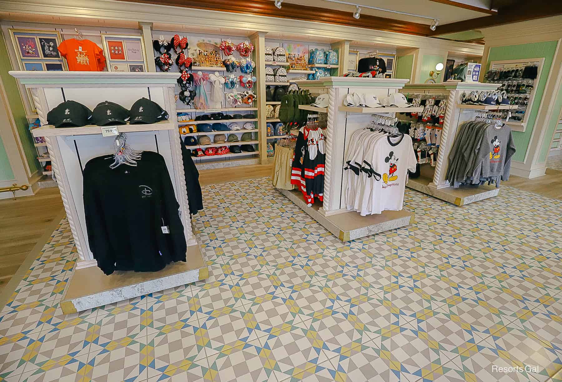 a sample of items for sale in the Boardwalk's gift shop