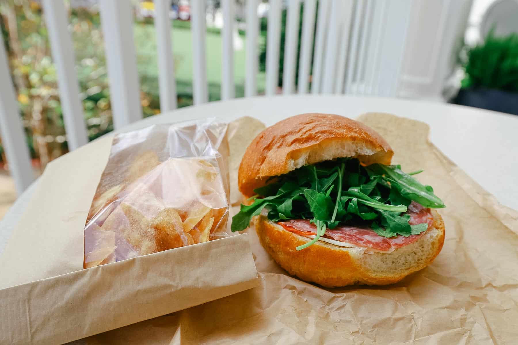 sandwich from Disney's Boardwalk 