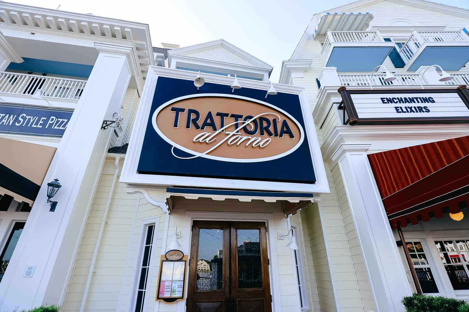 entrance to Trattoria al Forno Disney's Boardwalk 