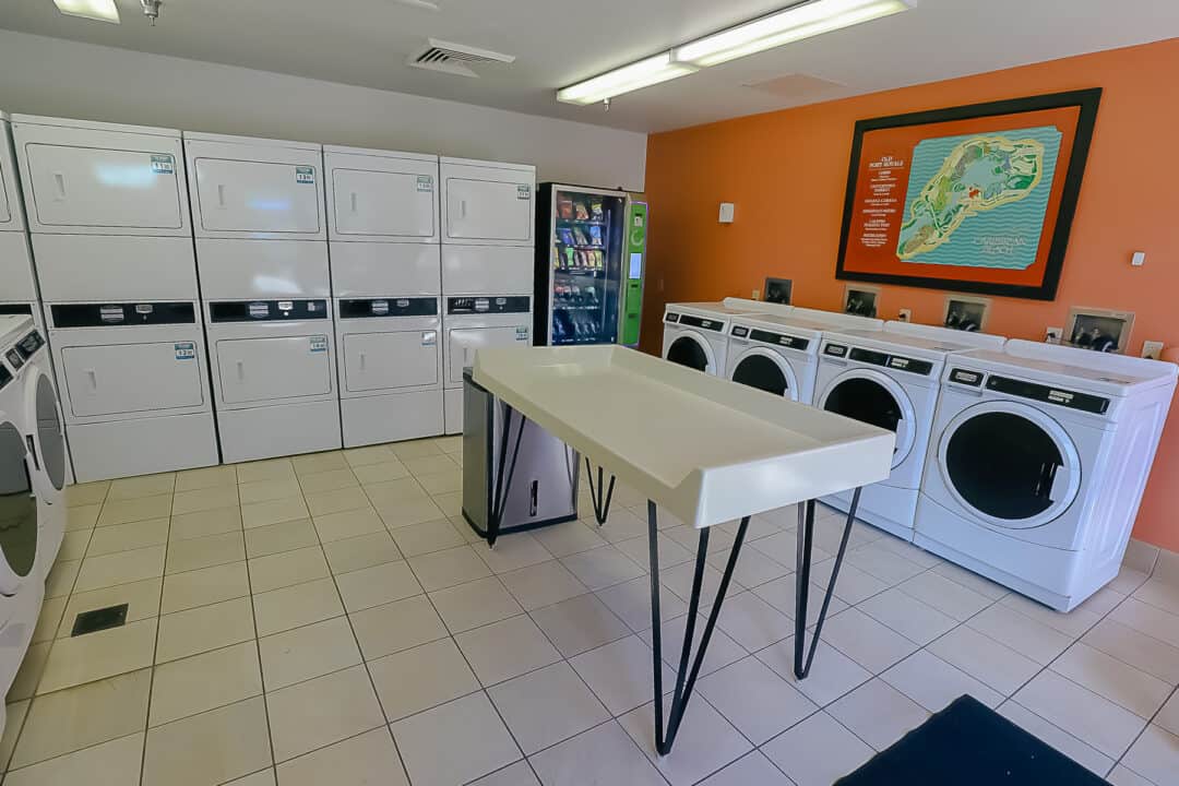 laundry room at Disney's Caribbean Beach
