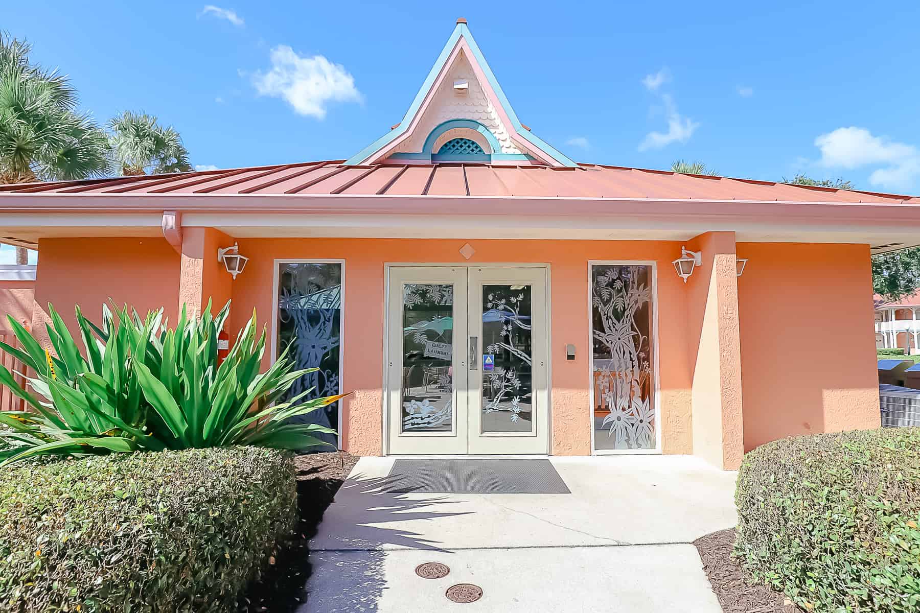 Laundry room in the Trinidad section of Disney's Caribbean Beach 