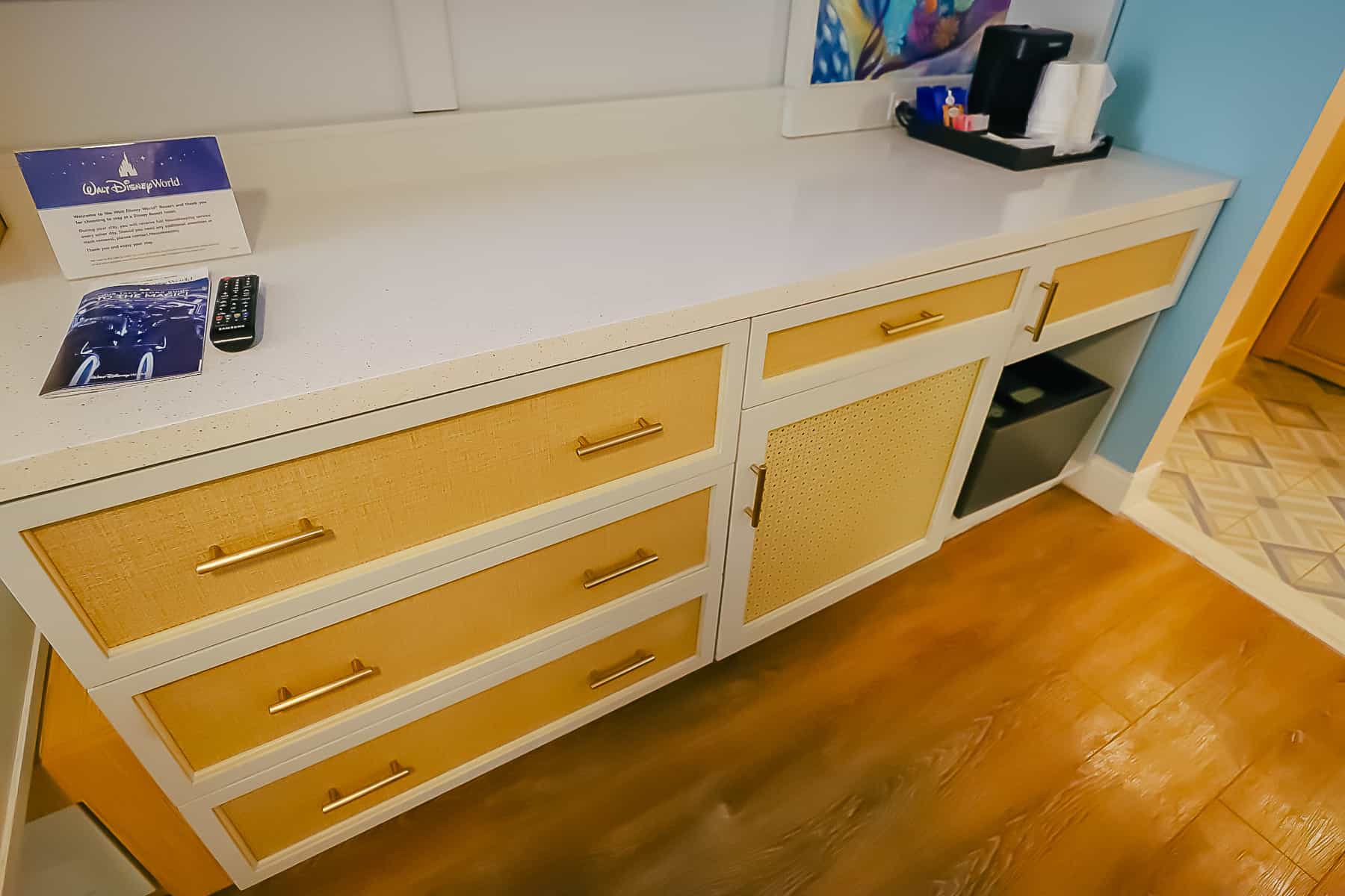 dresser with storage 