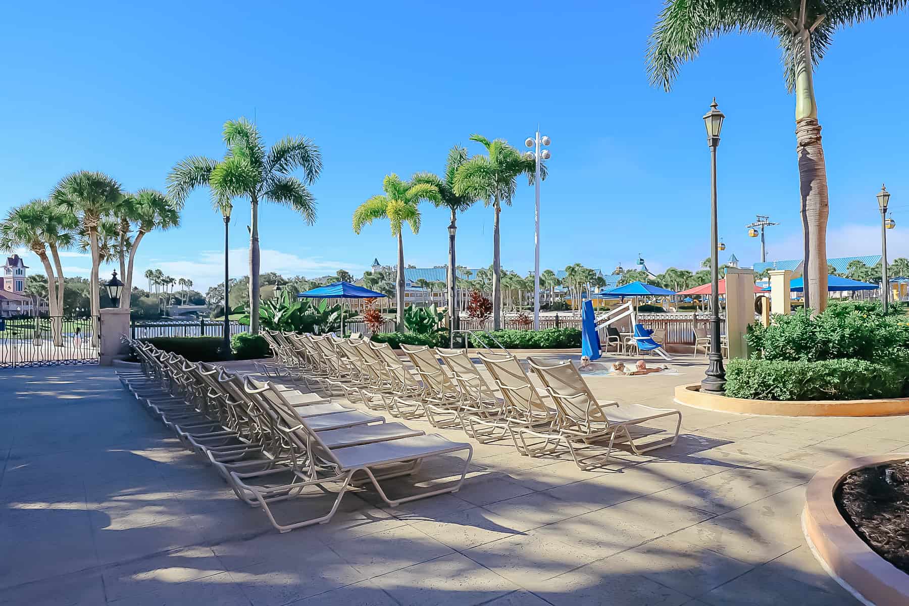 hot tub area at the Fuentes del Morro Pool