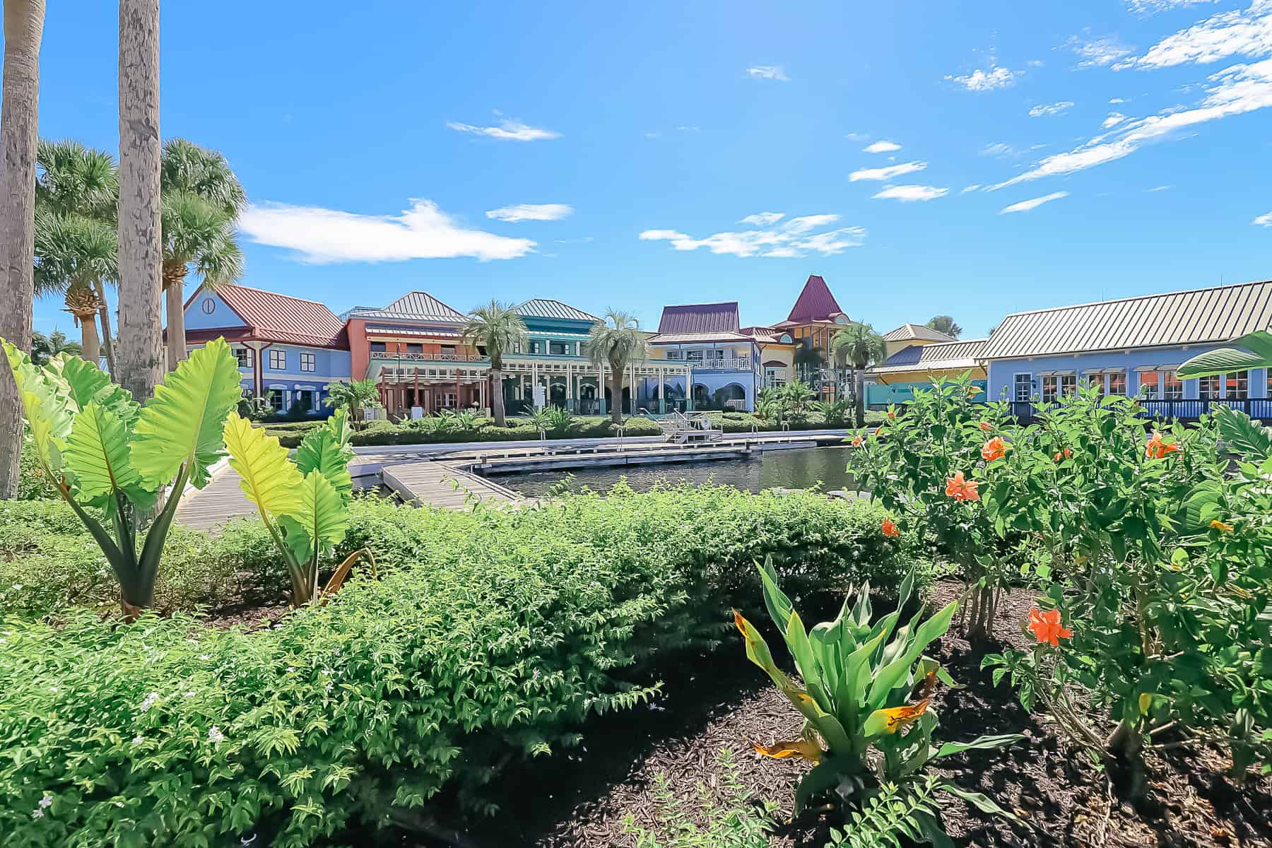 A view of Old Port Royale when coming from Disney's Riviera Resort.