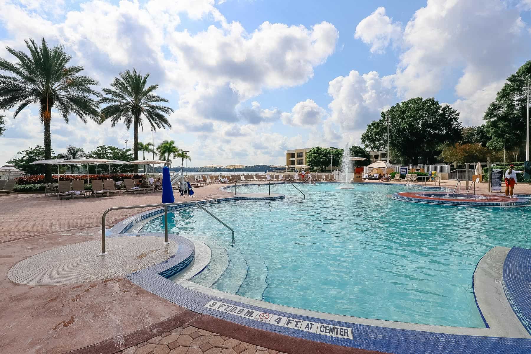 the pool at Disney's Contemporary Resort 