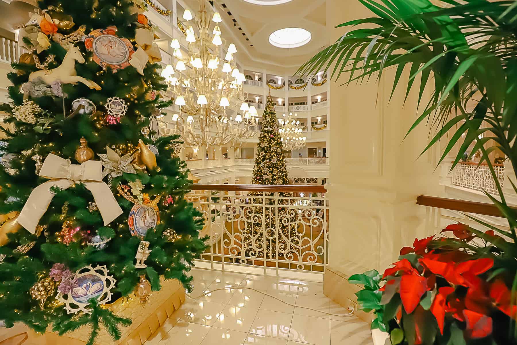 Disney’s Grand Floridian at Christmas (Photos of the Lobby and Holiday Decor)