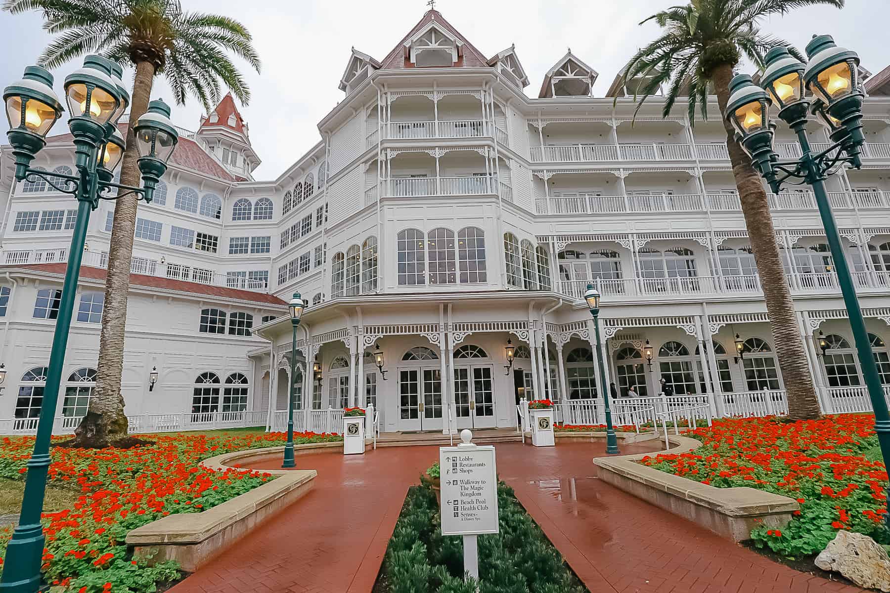 all scaffolding has been removed from the back of the Grand Floridian 