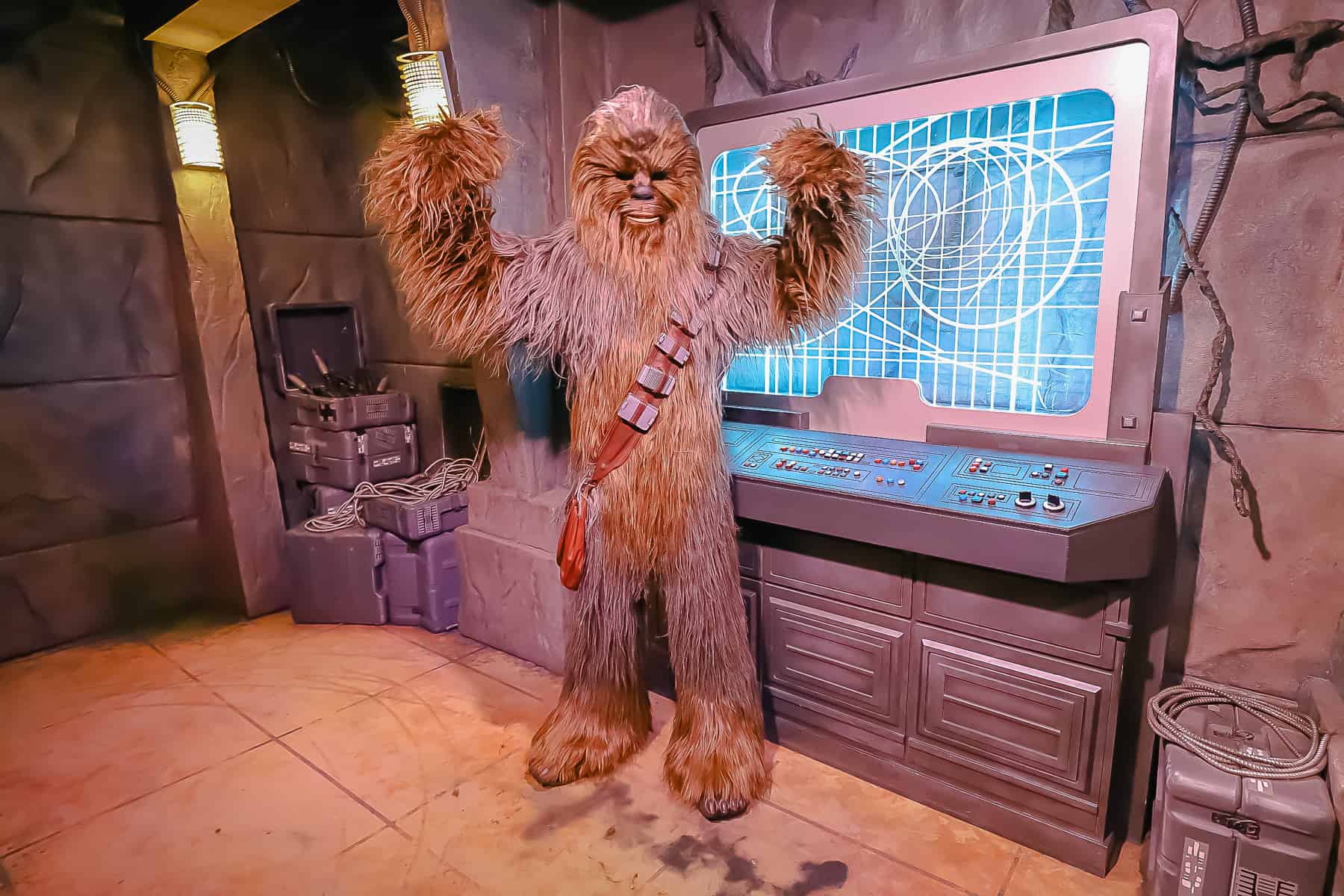 Chewbacca from Star Wars at Disney's Hollywood Studios