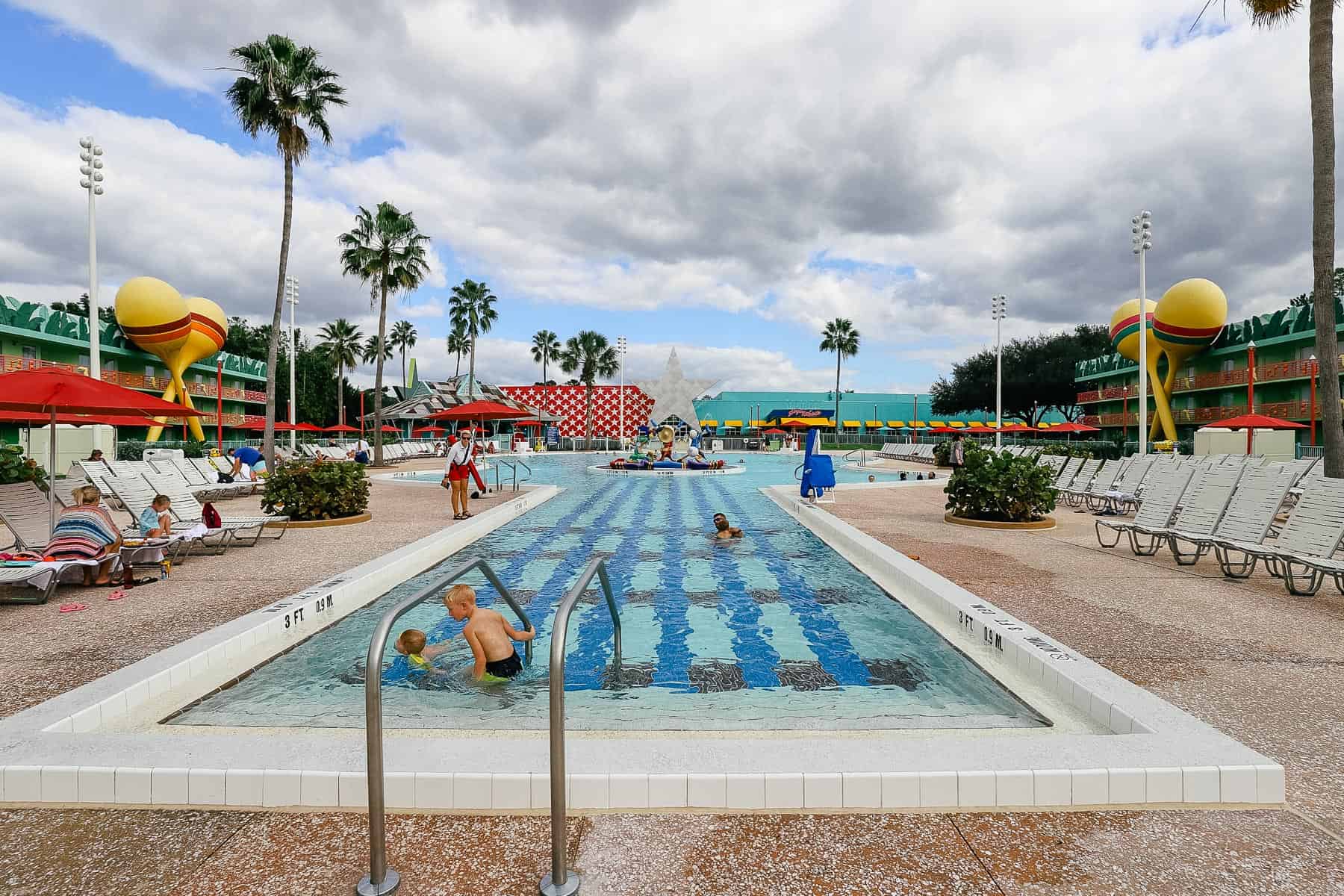 The Calypso Pool holds over 250,000 gallons of water! 