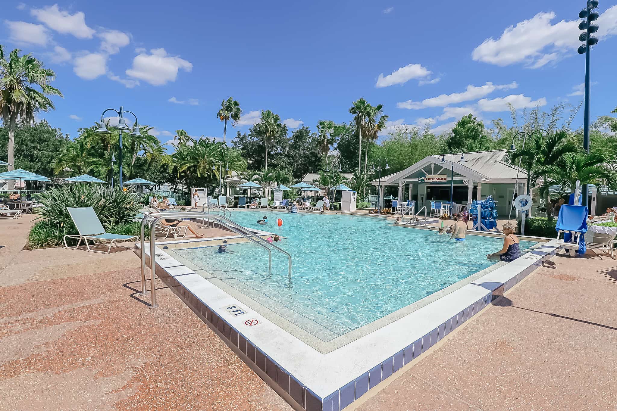 alternate view of the Old Turtle Pond Pool at Old Key West 