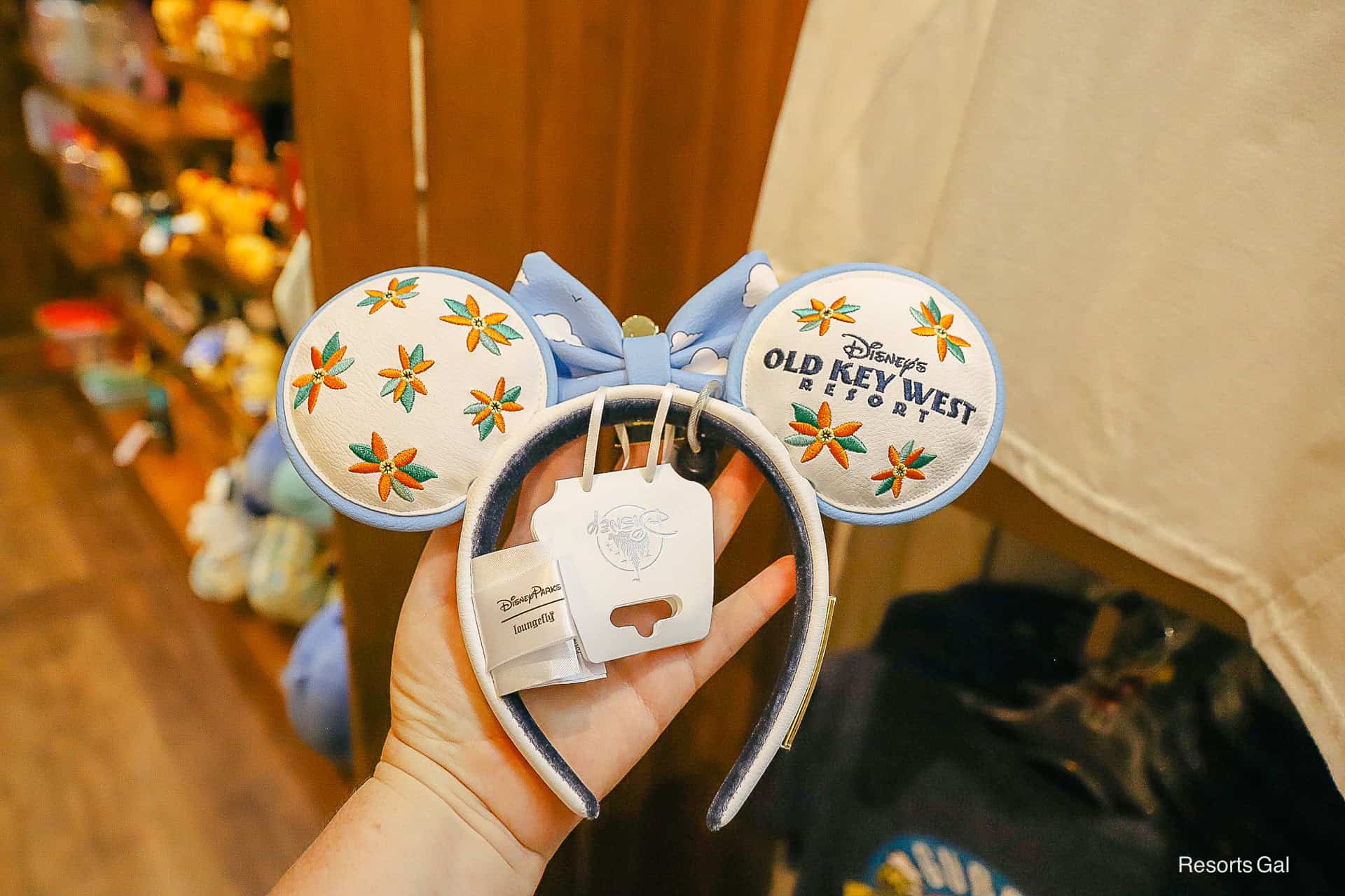 back side of Old Key West Minnie Ears