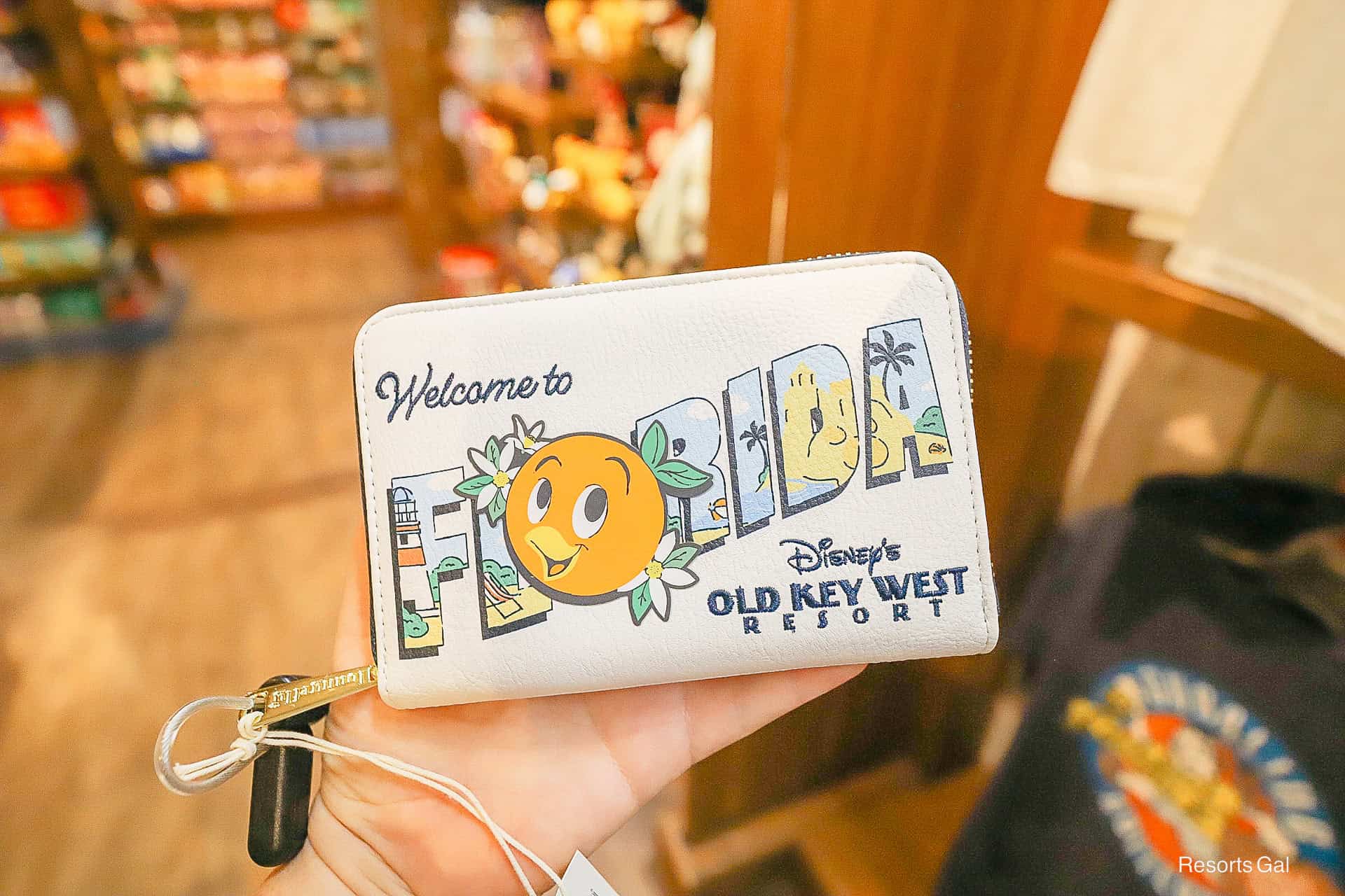 Disney Parks Loungefly Wallet front for Old Key West