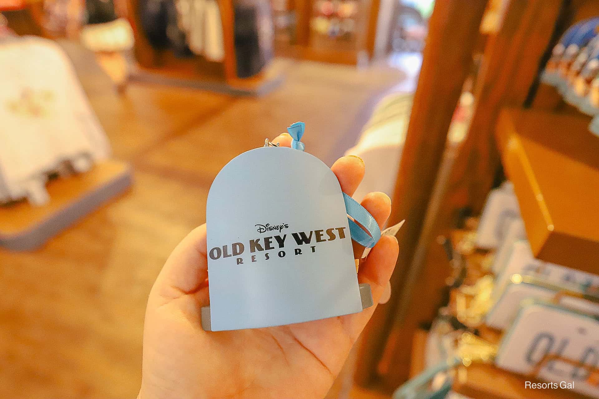 back of the ornament has the Old Key West logo