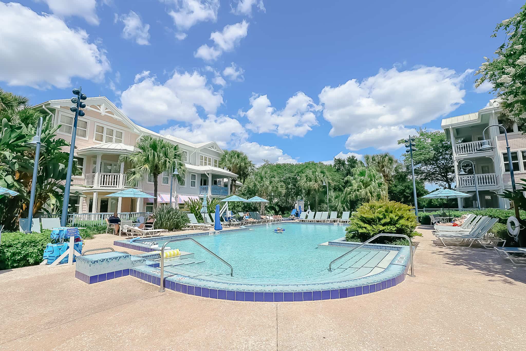 view of the Miller's Road Pool at Old Key West 