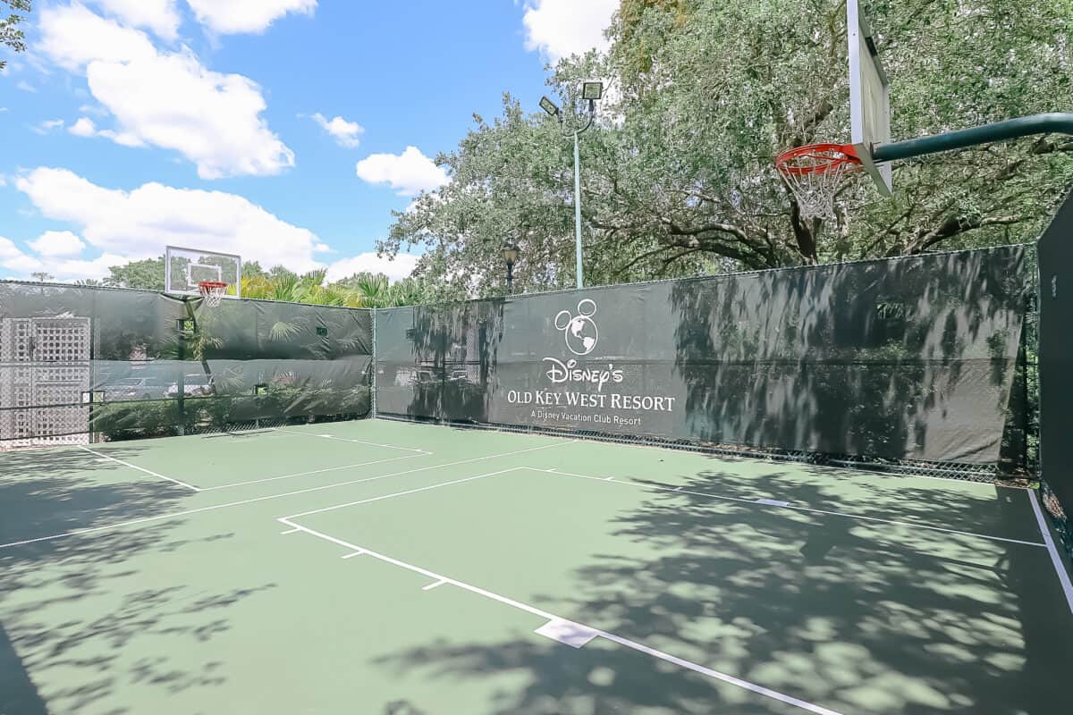 basketball court at Old Key West 