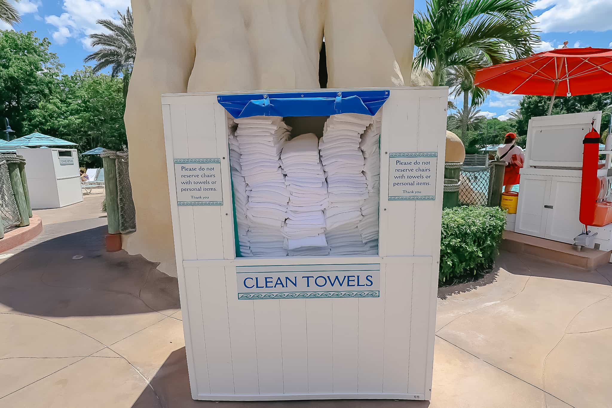 complimentary towels 