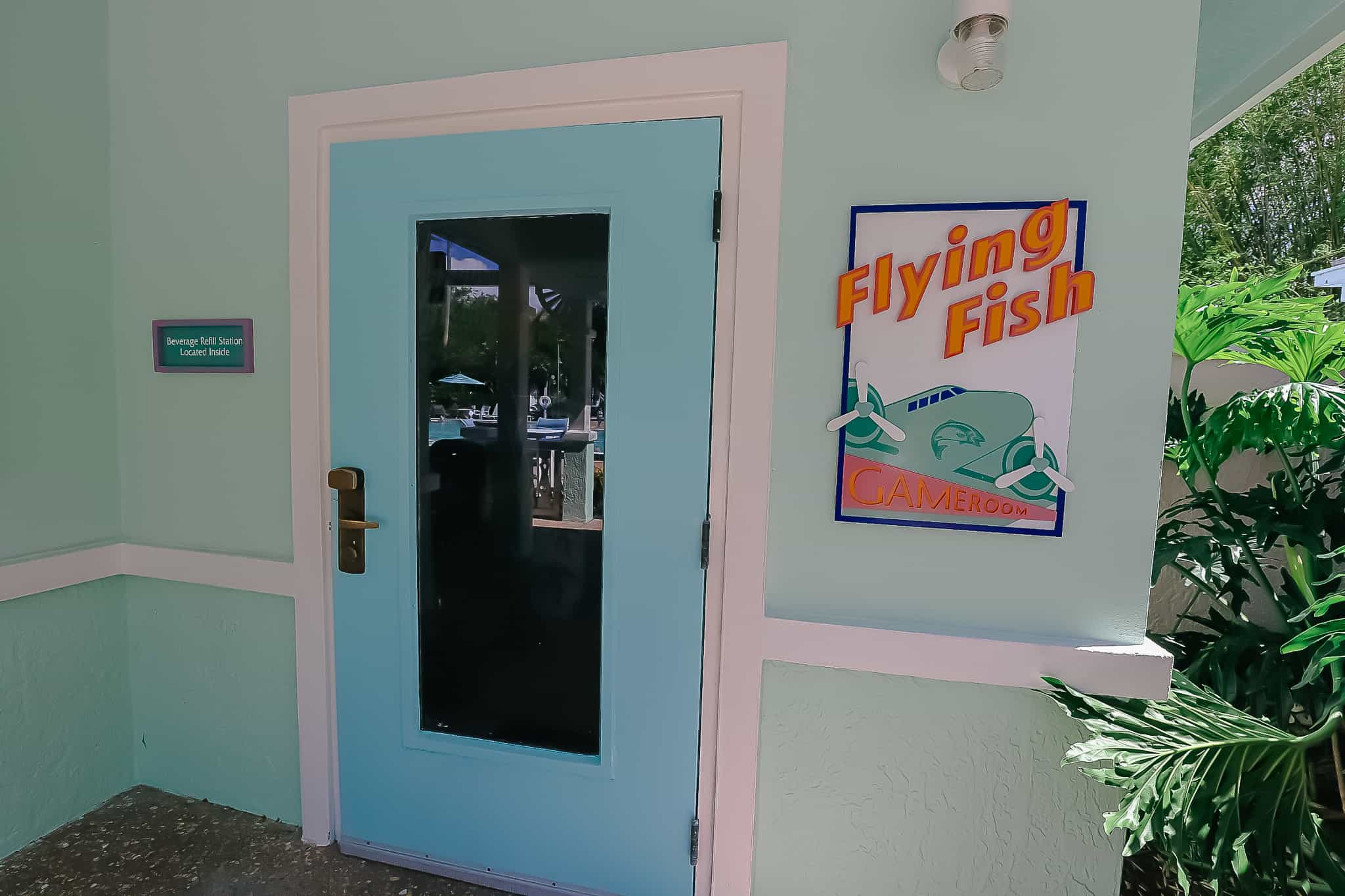 the Flying Fish arcade at Old Turtle Pond Pool 