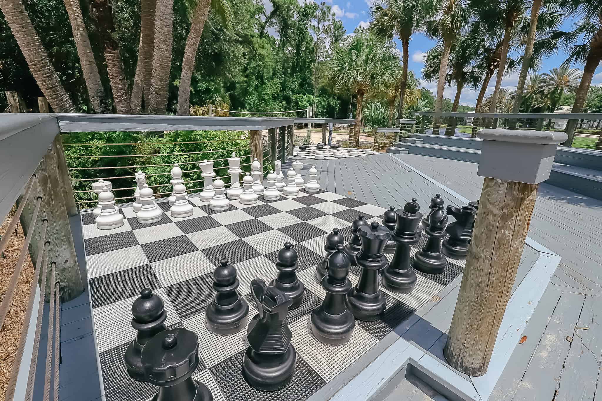 life-size chess set 