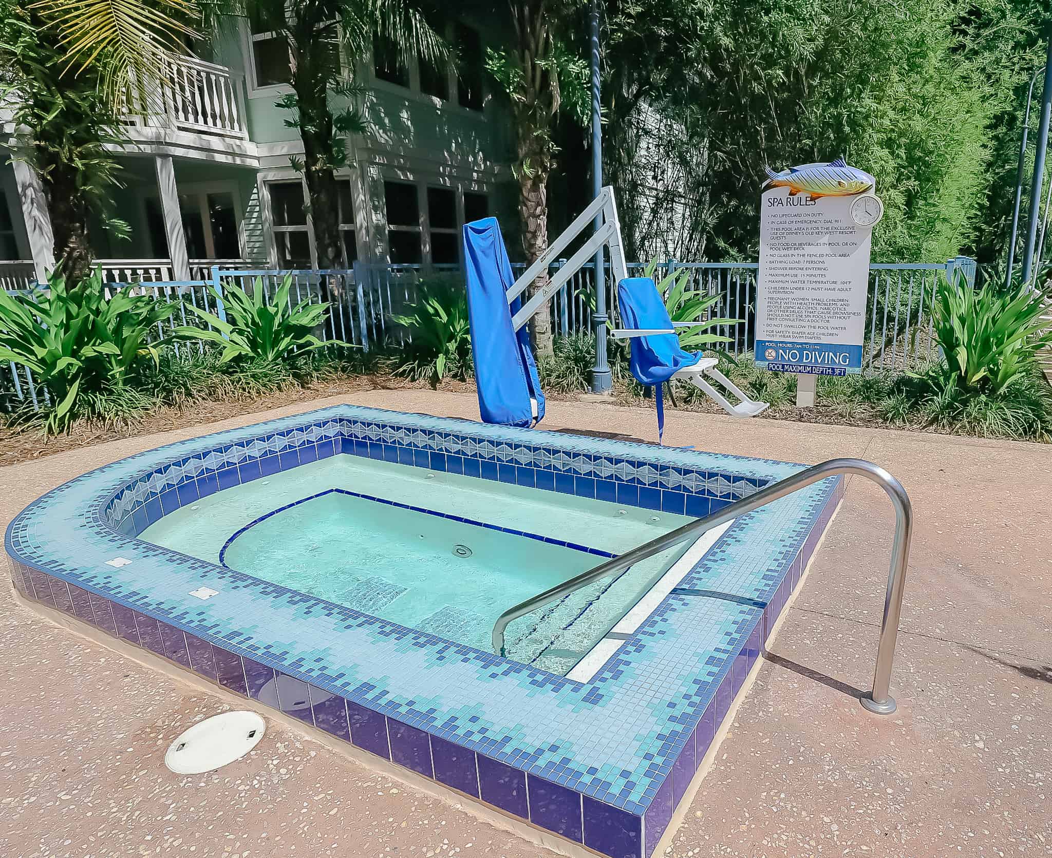 hot tub at the South Point Pool 