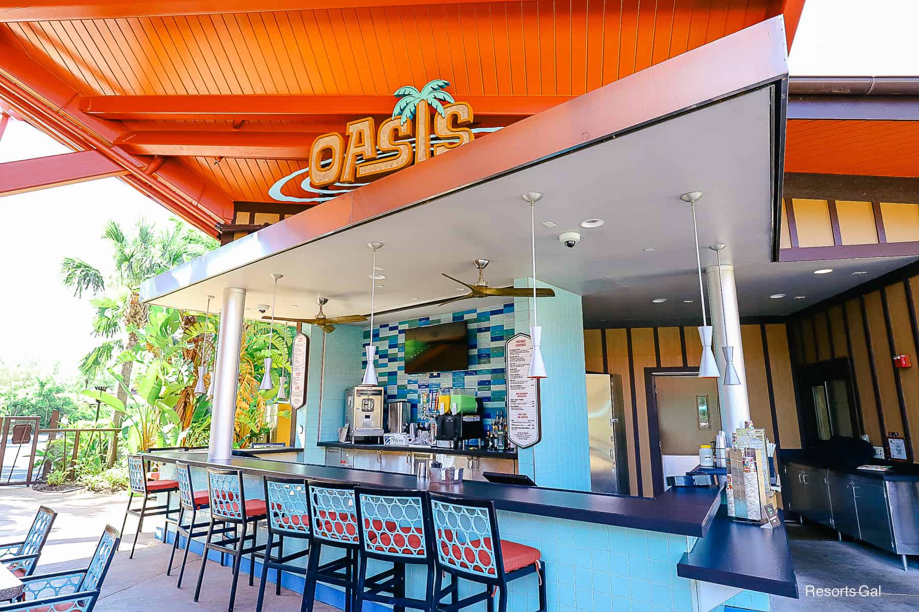 the Oasis Pool Bar at Disney's Polynesian