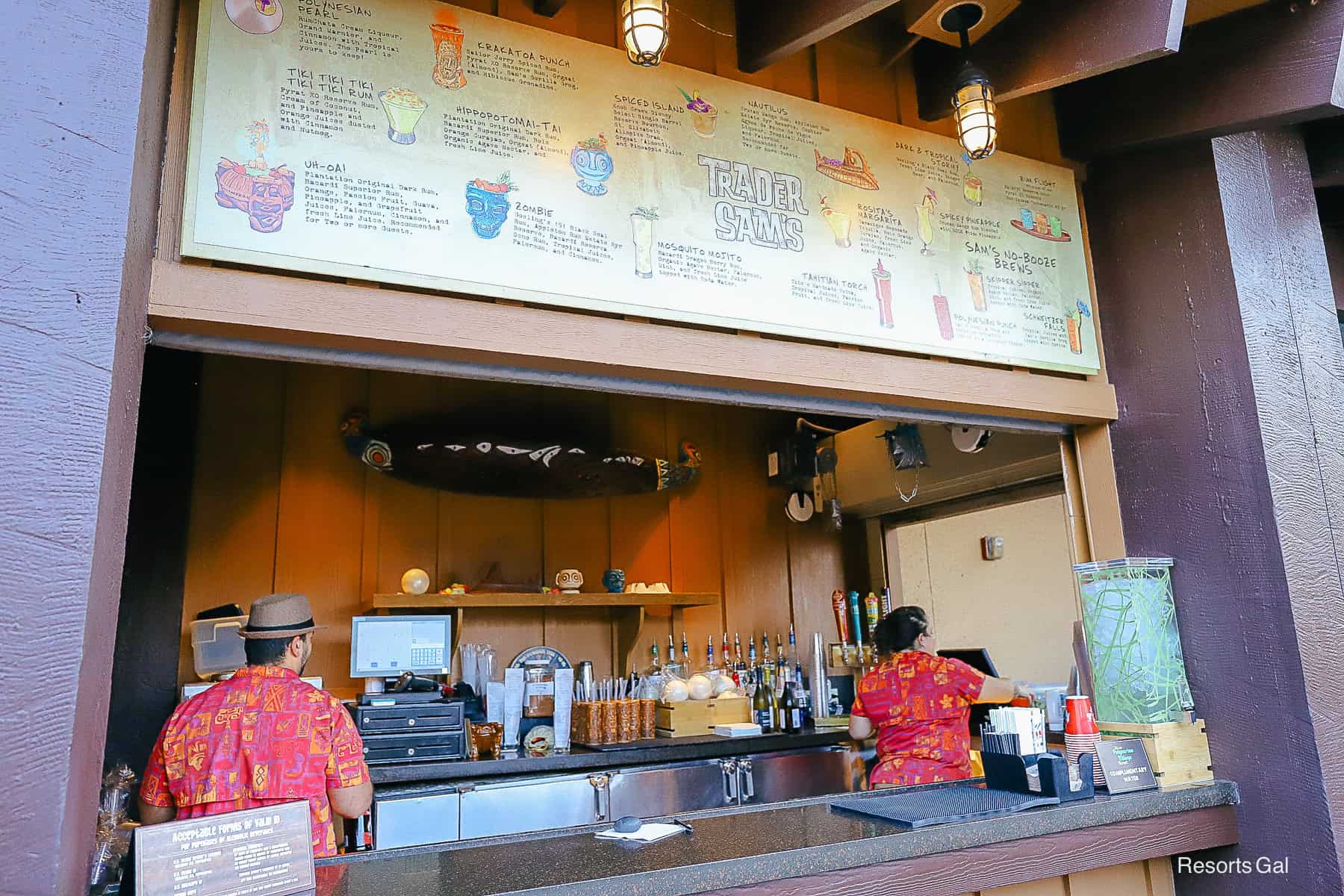 Trader Sam's Tiki Terrace at the Polynesian