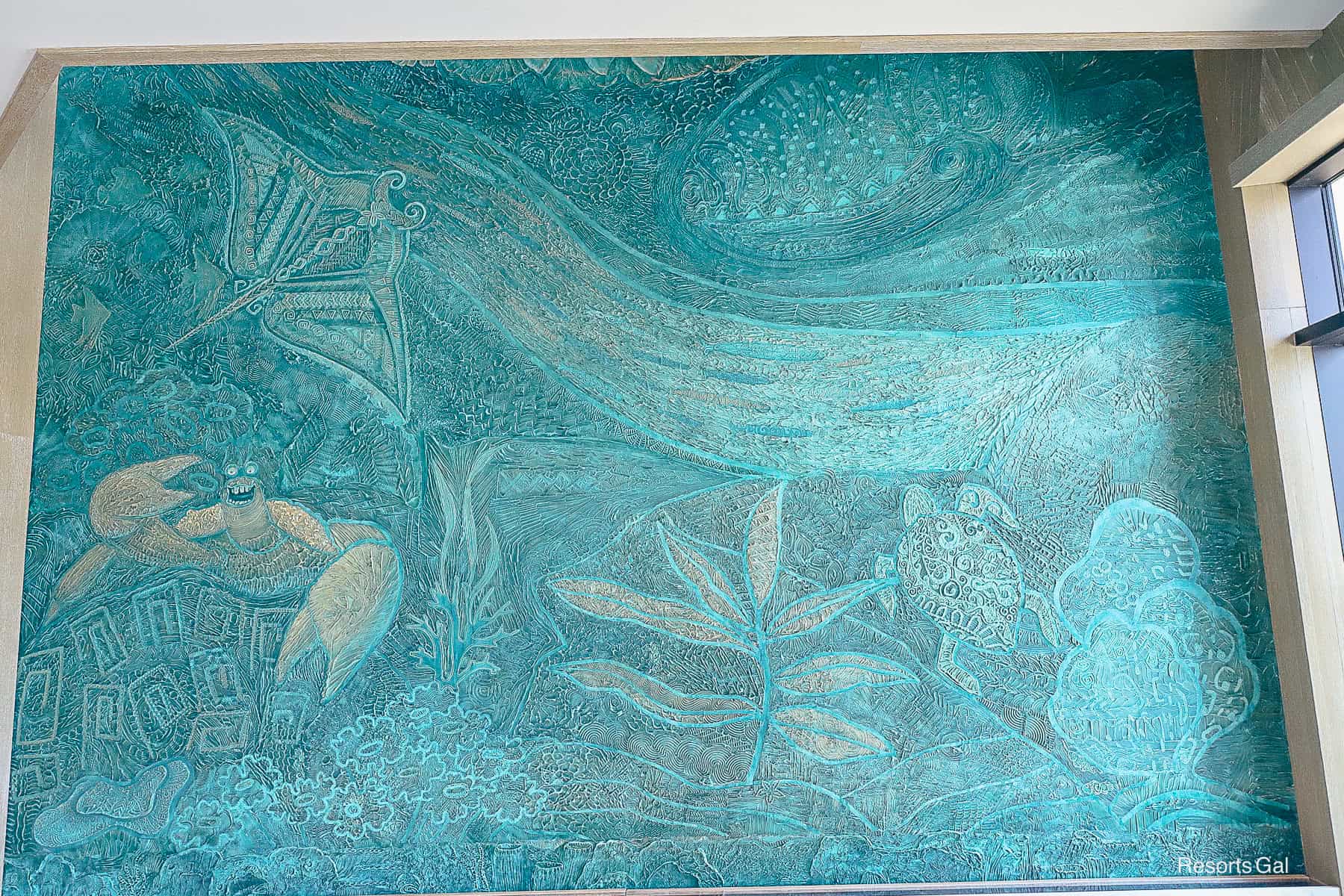 an overall picture of the mural