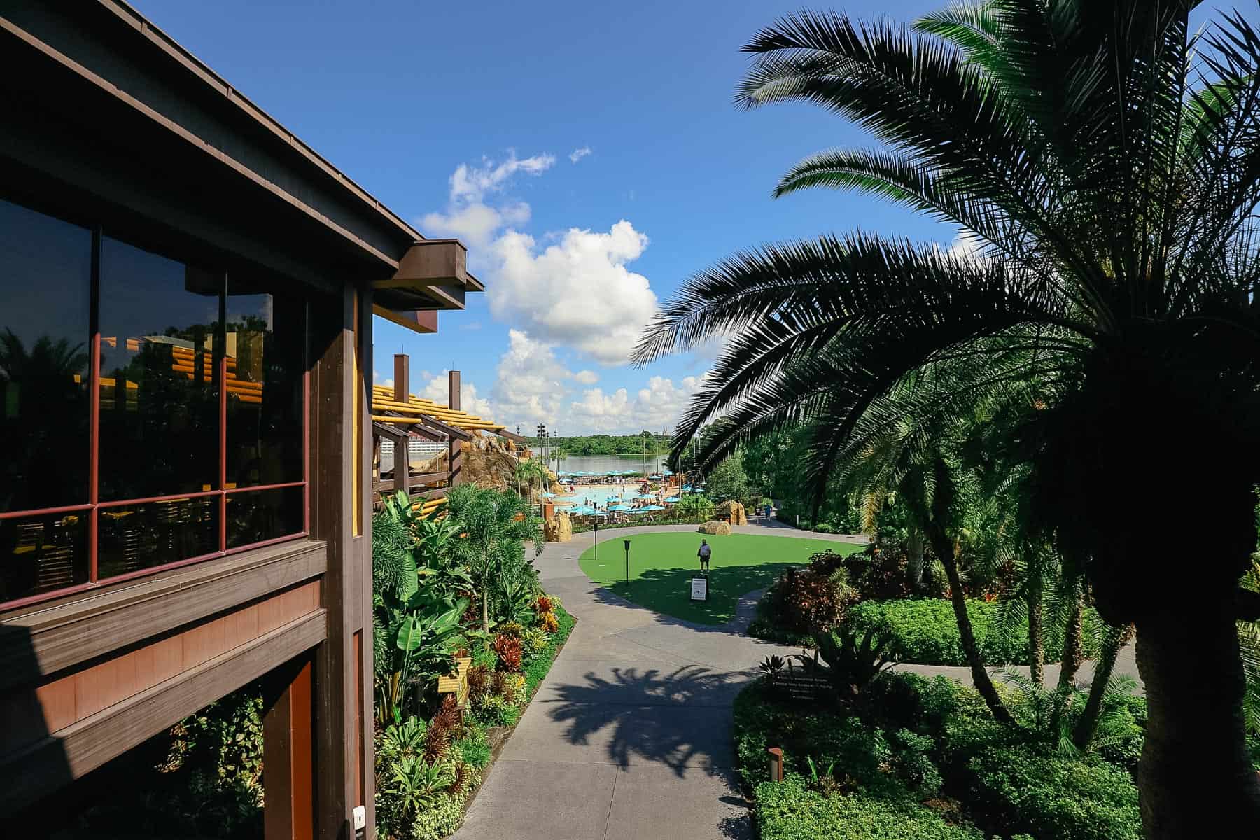 view from Disney's Polynesian to Cinderella Castle 