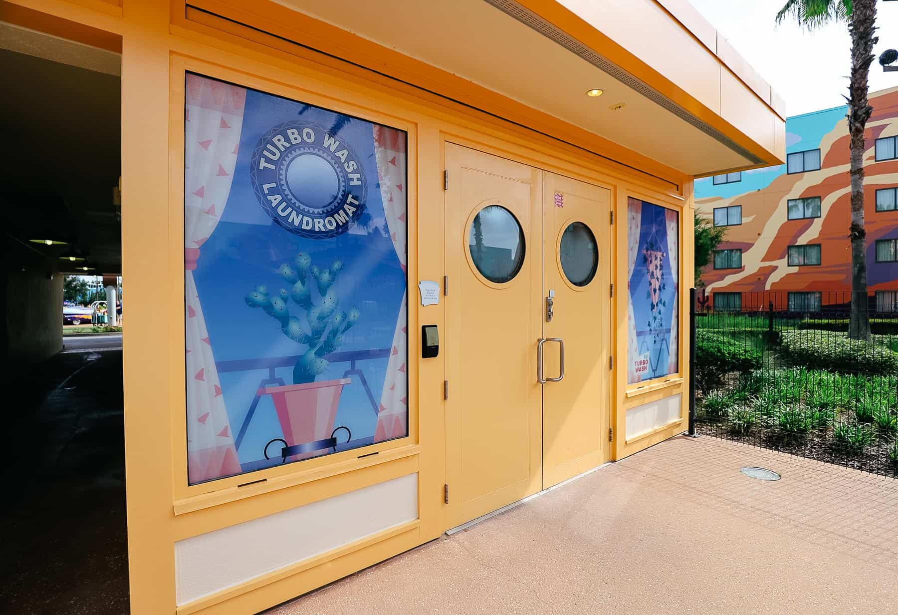 Laundromat at the Cozy Cone Pool at Art of Animation