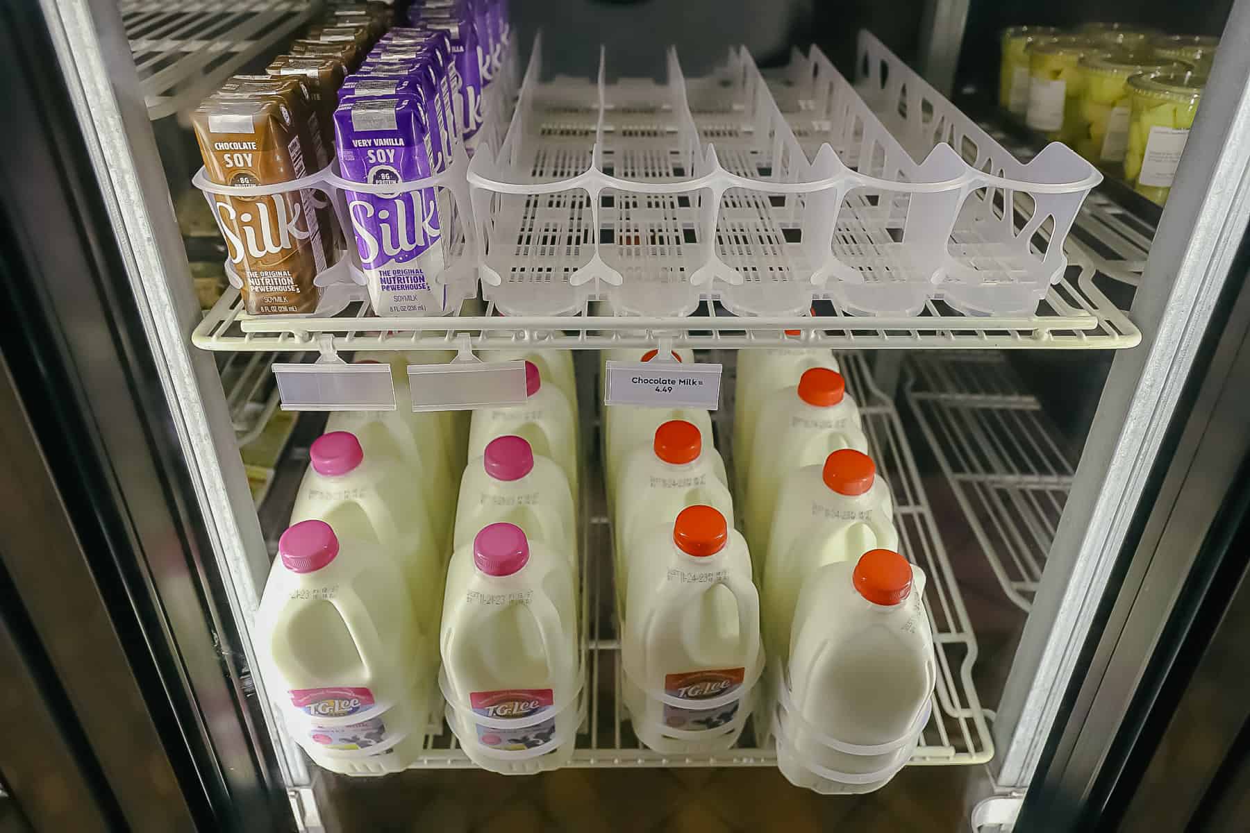  regular milk and soy milk 