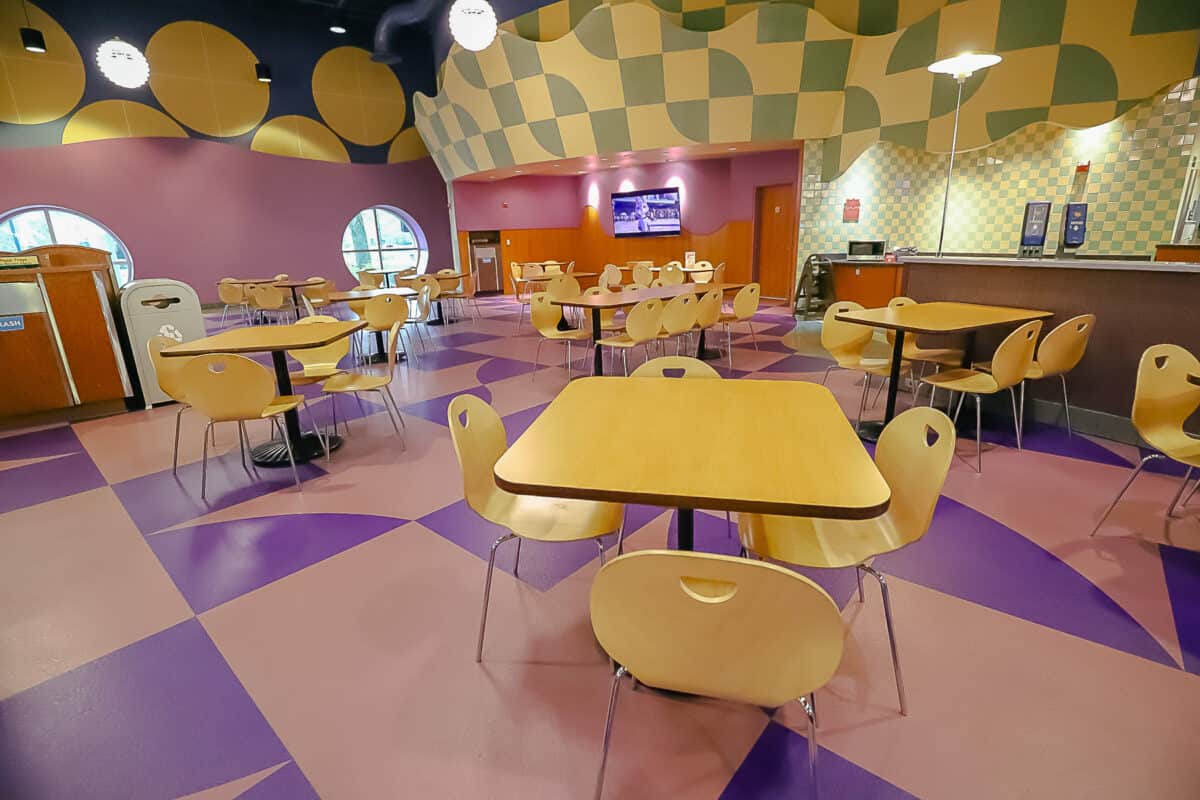 The Food Court at Disney's Pop Century Resort