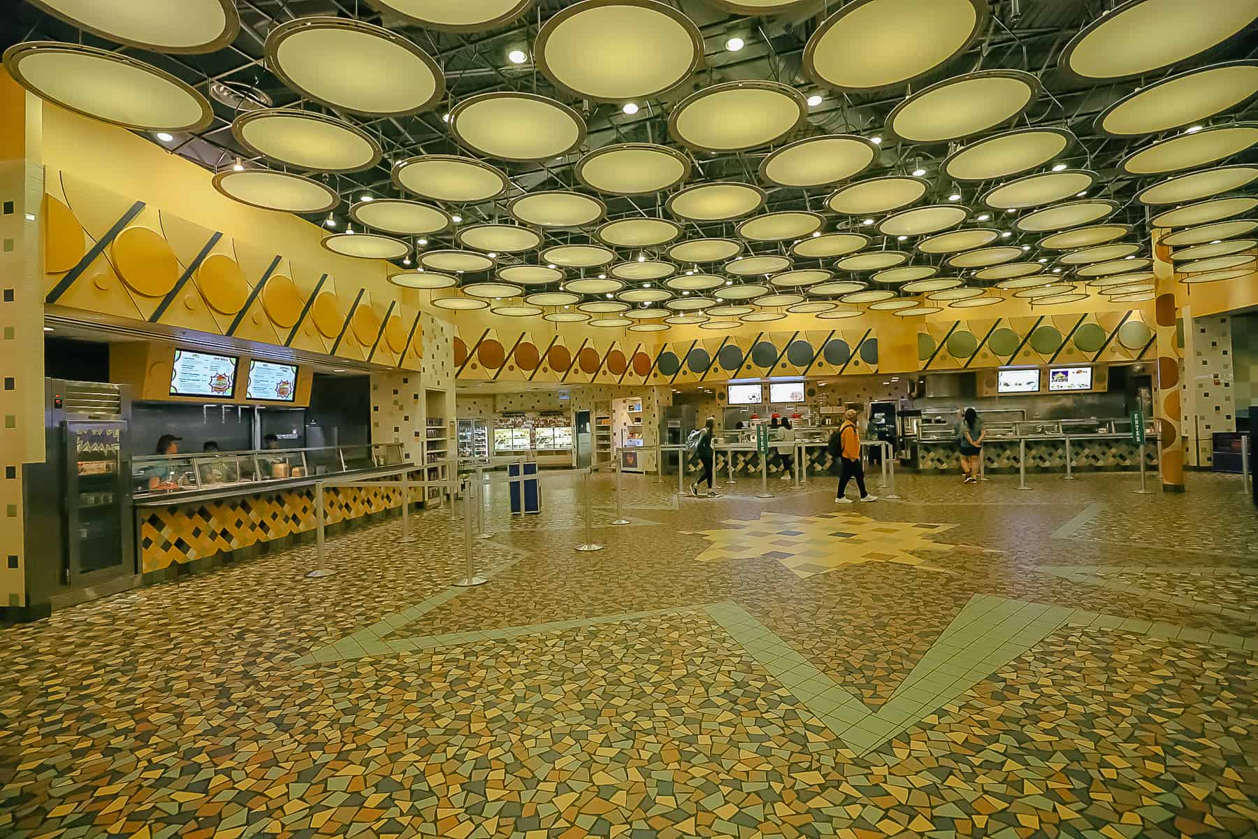 center of the food court at Pop Century 