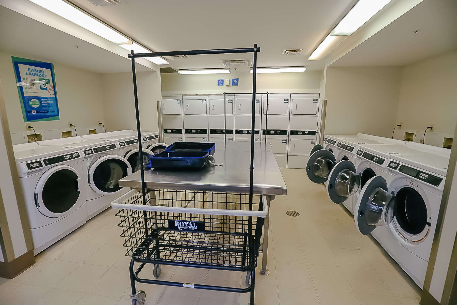 interior of laundry room at Disney's Pop Century