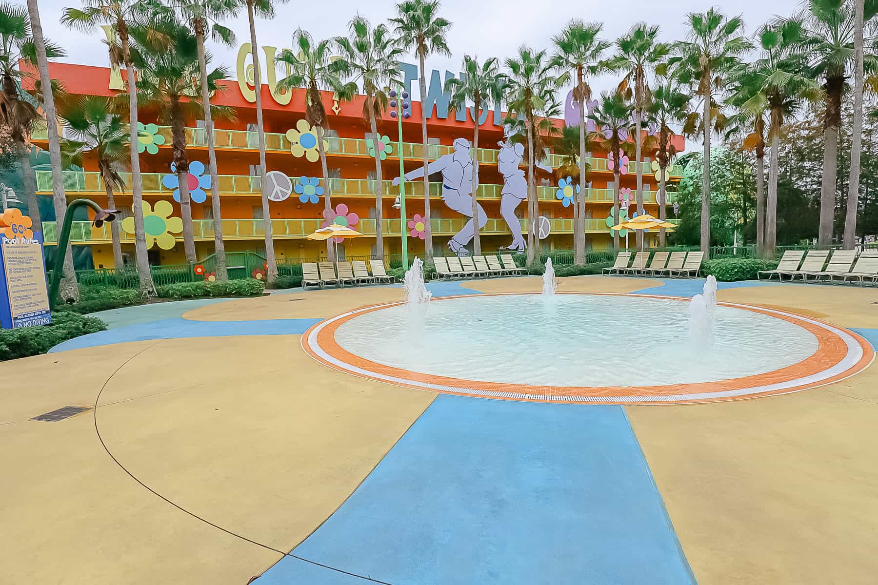 Kiddie Pool Deck at Disney's Pop Century Resort Closing for Maintenance ...