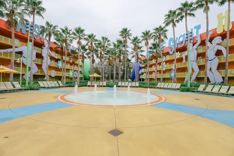 Kiddie Pool Deck at Disney’s Pop Century Resort Closing for Maintenance in Mid-April