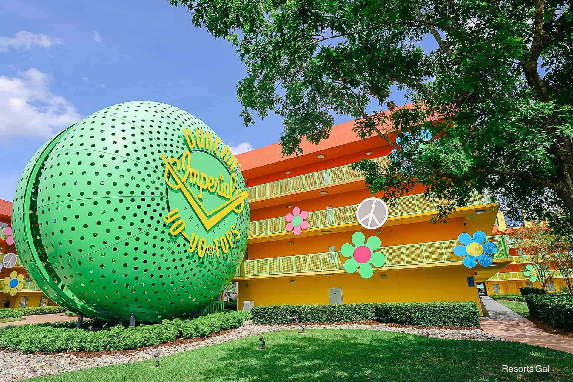 the 60s is a preferred section with all preferred rooms at Pop Century