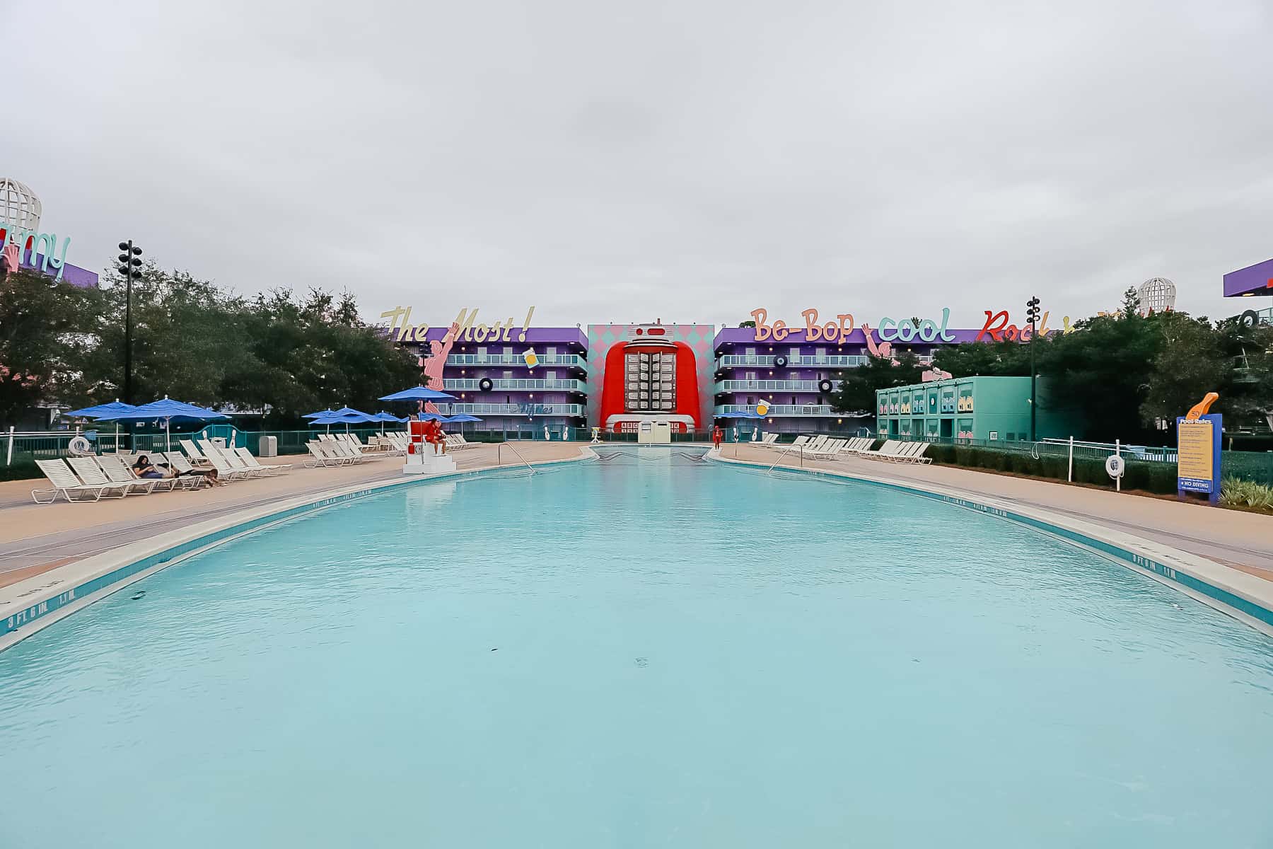 Bowling Pin shaped pool 