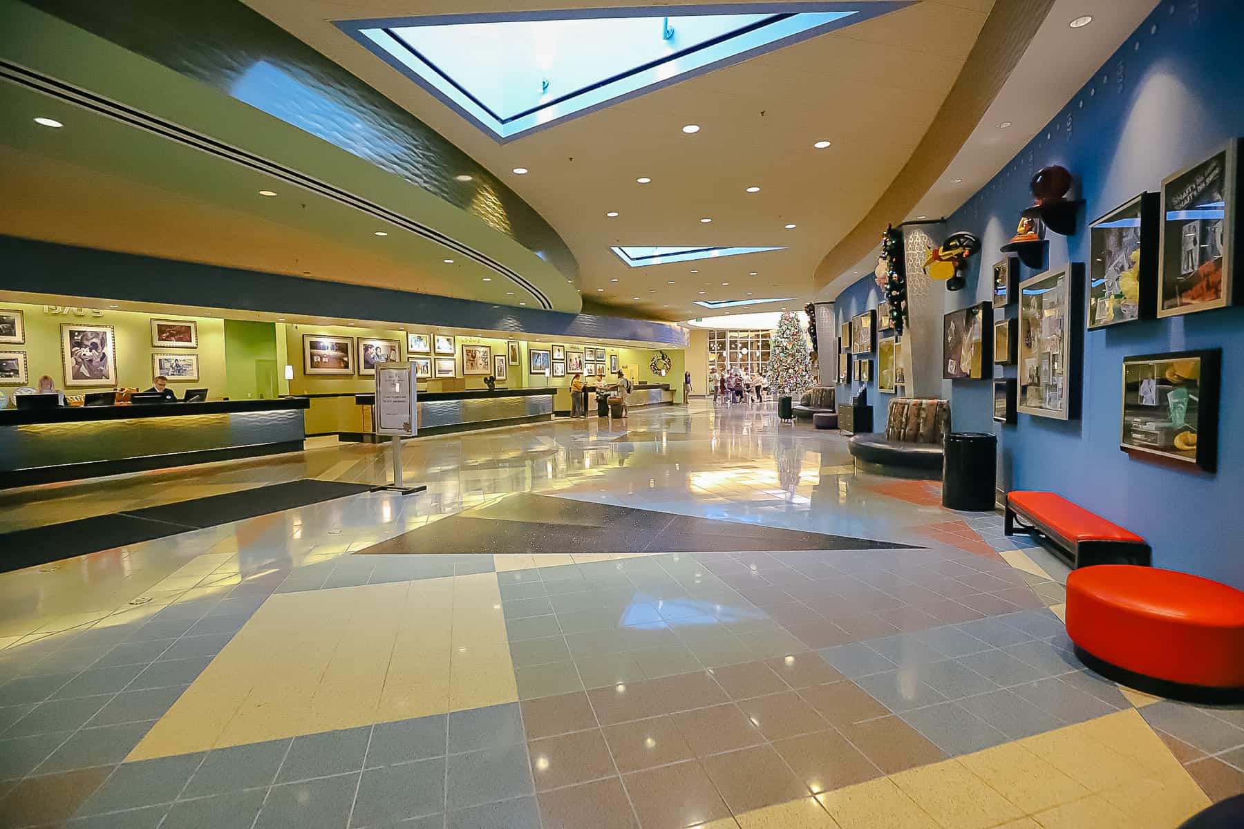 The Classic Hall lobby at Pop Century 