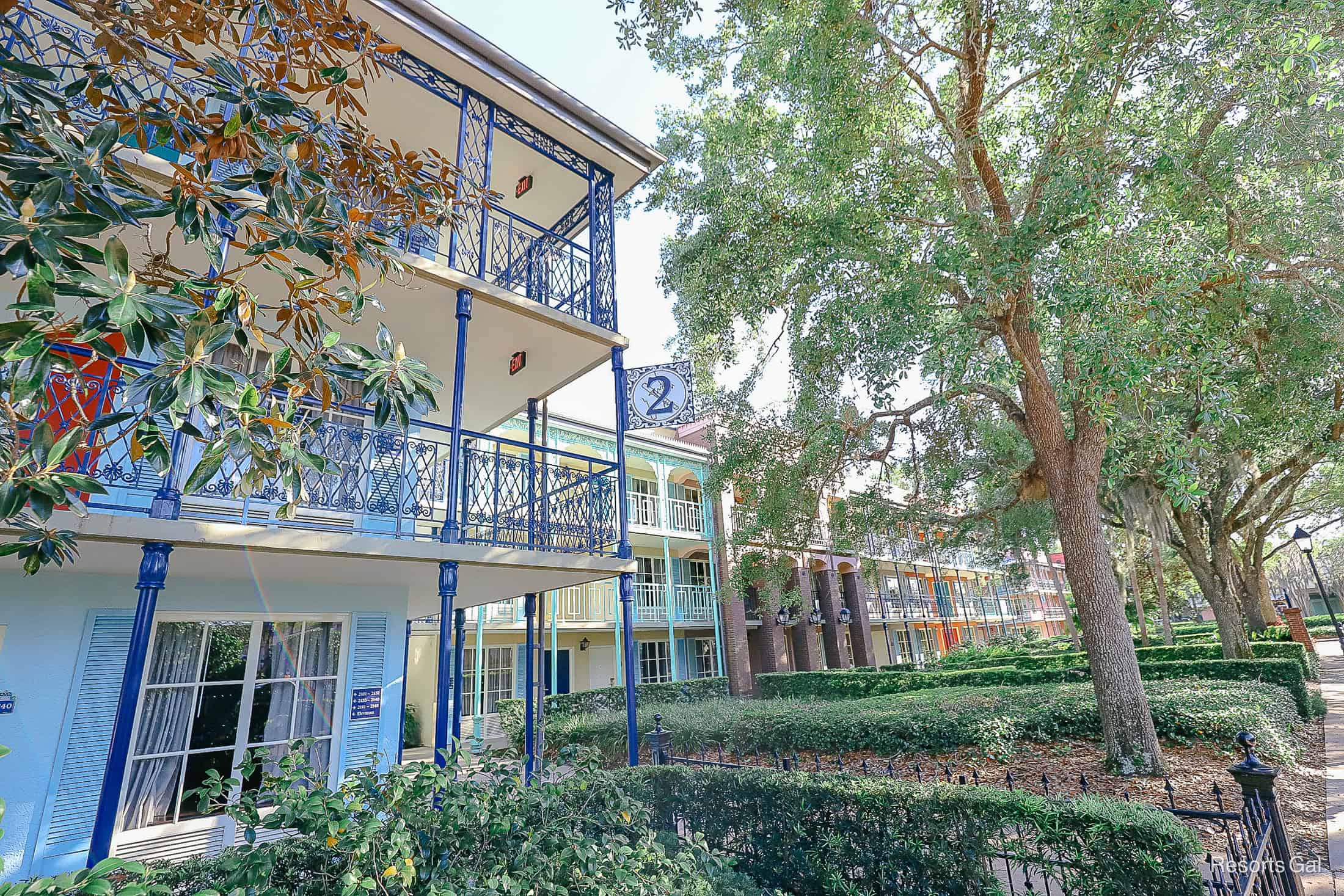 building two at Port Orleans French Quarter 