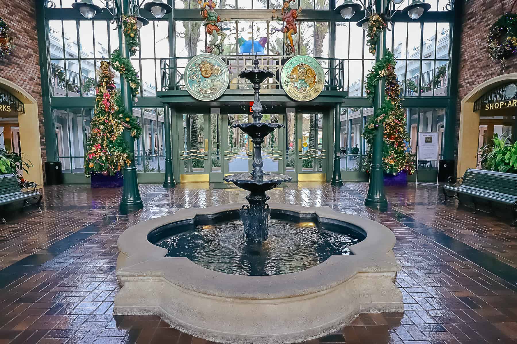 Disney's Port Orleans French Quarter at Christmas 