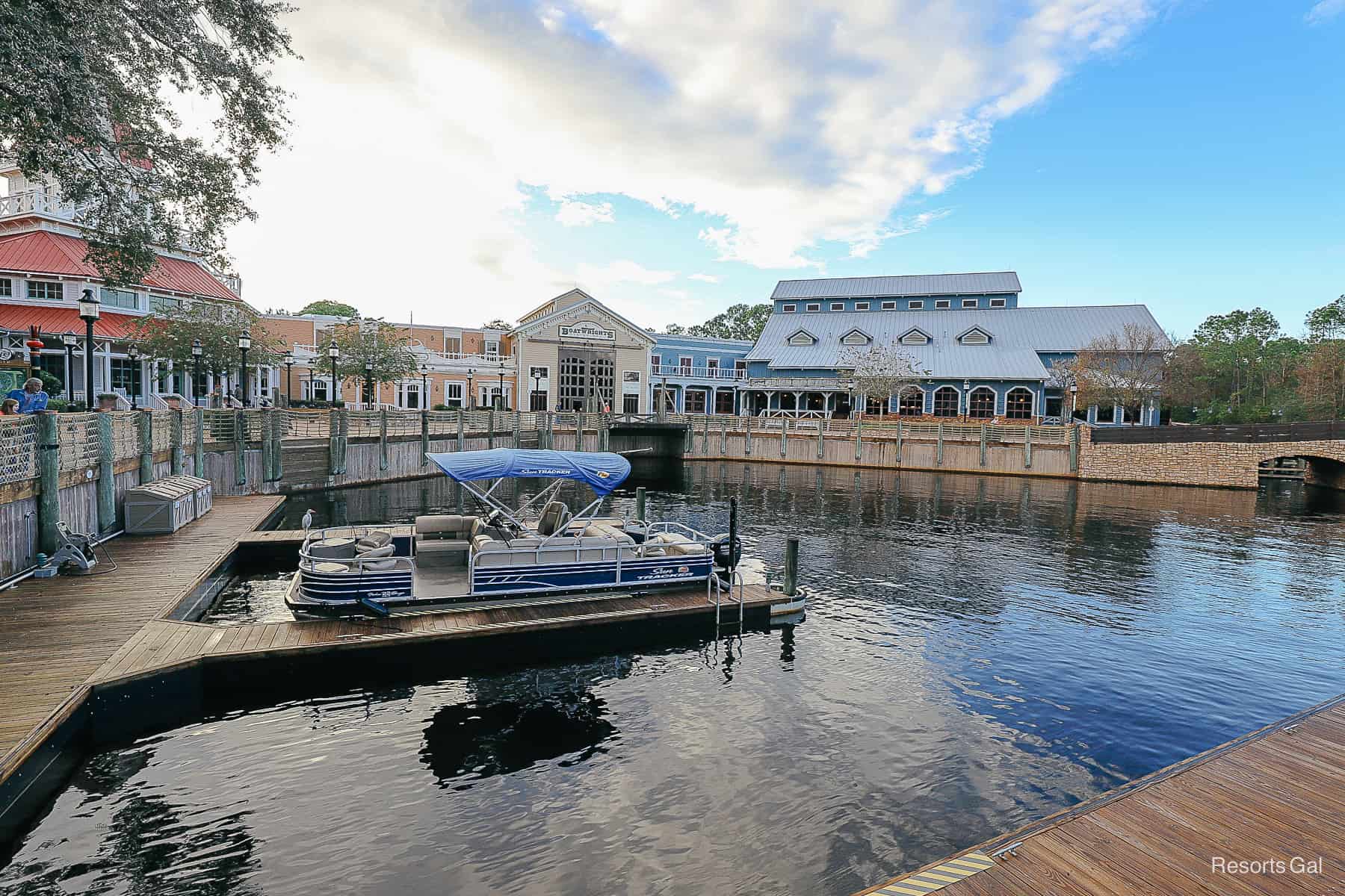 the Sassagoula Steamboat Co. resort hub area 