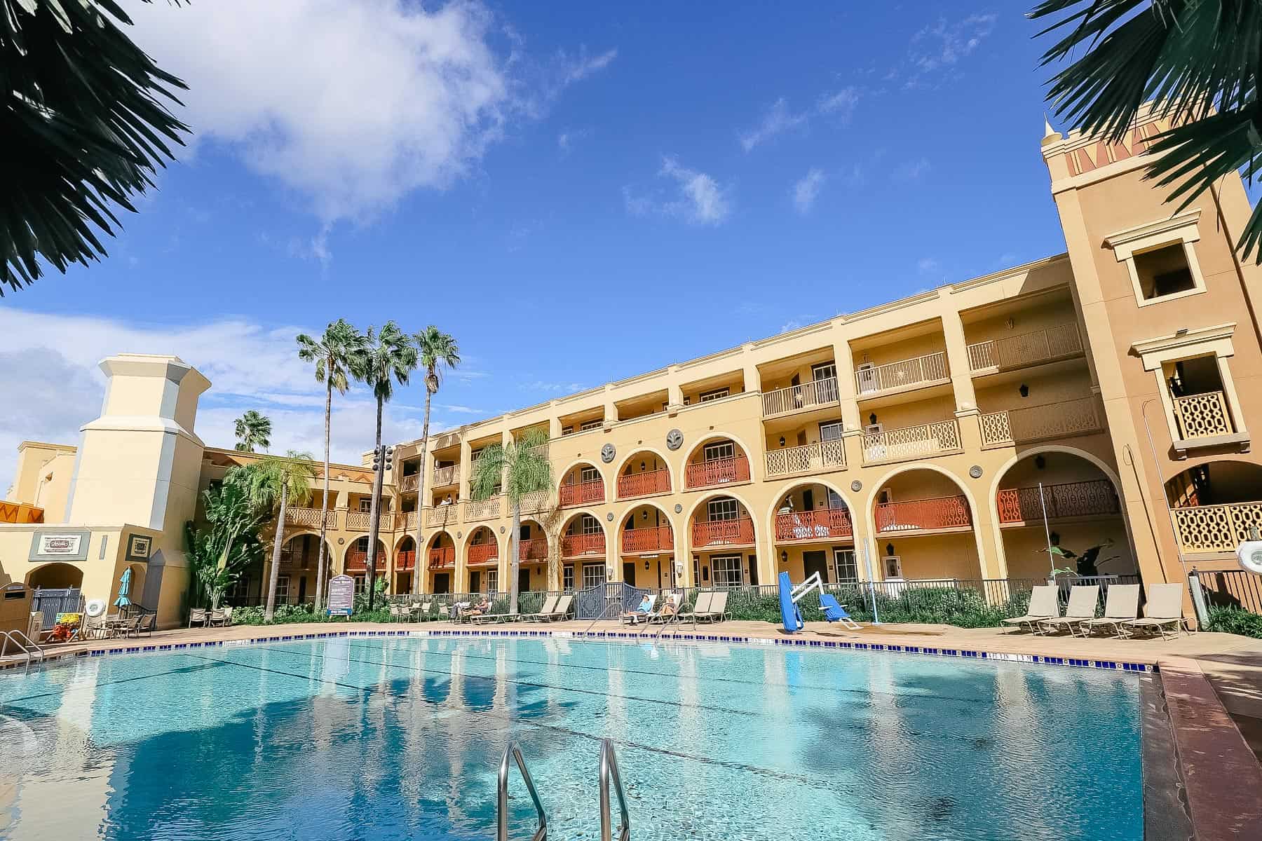 The casitas pool at Coronado Springs. 