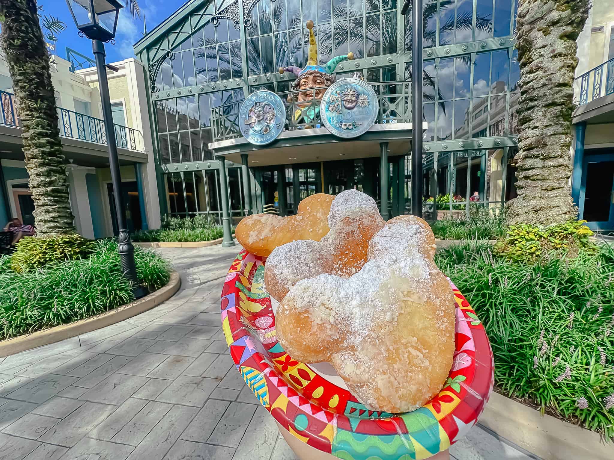 Mickey-shaped beignets